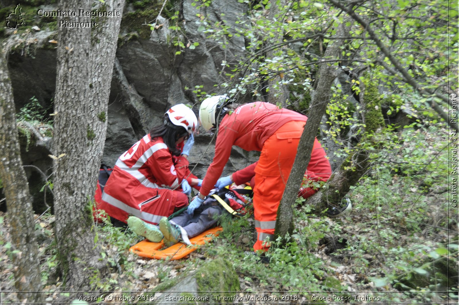 Aosta 6 Ottobre 2018 - Esercitazione "Trentino Valdaosta 2018" - Croce Rossa Italiana- Comitato Regionale del Piemonte