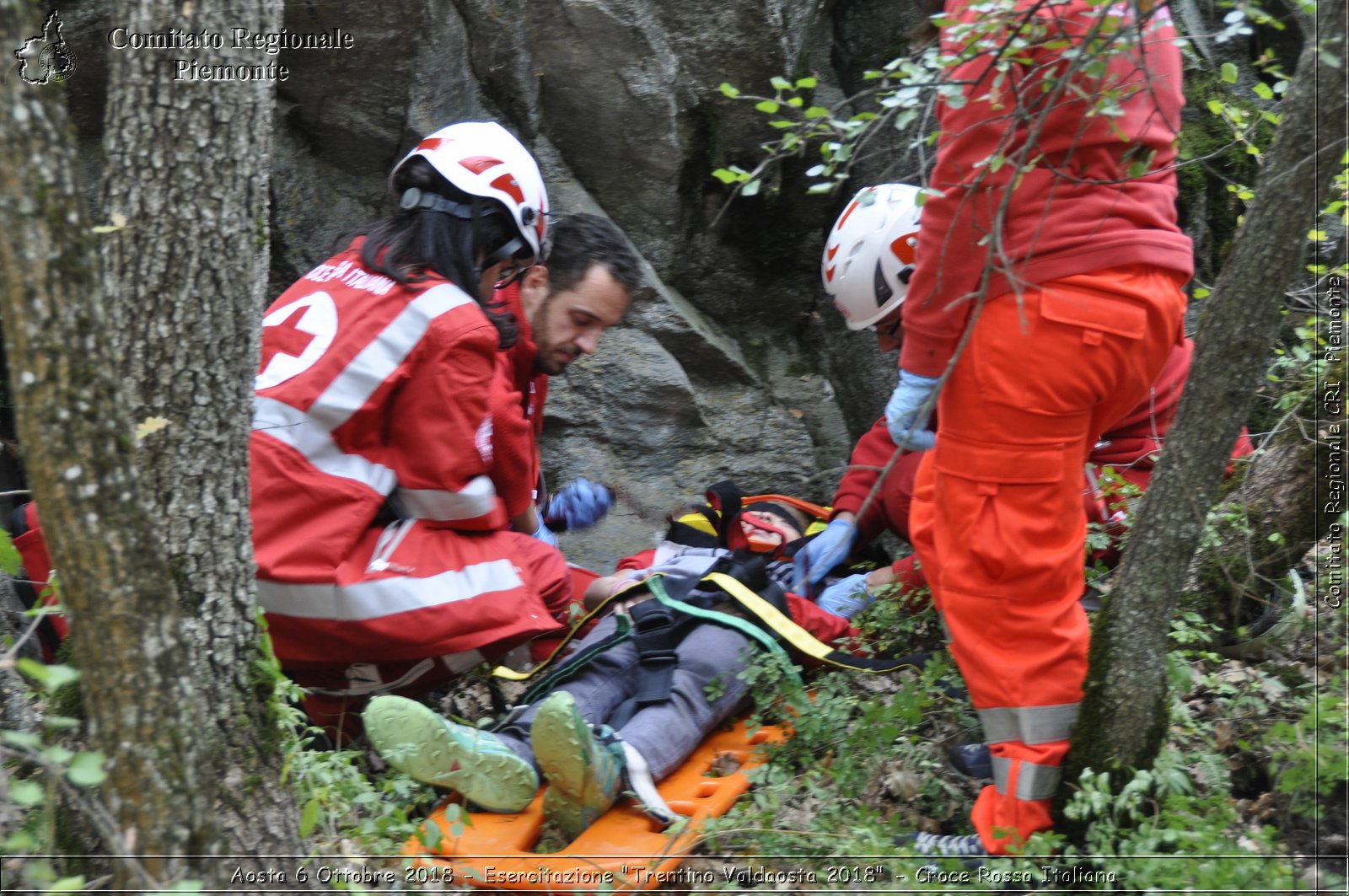 Aosta 6 Ottobre 2018 - Esercitazione "Trentino Valdaosta 2018" - Croce Rossa Italiana- Comitato Regionale del Piemonte