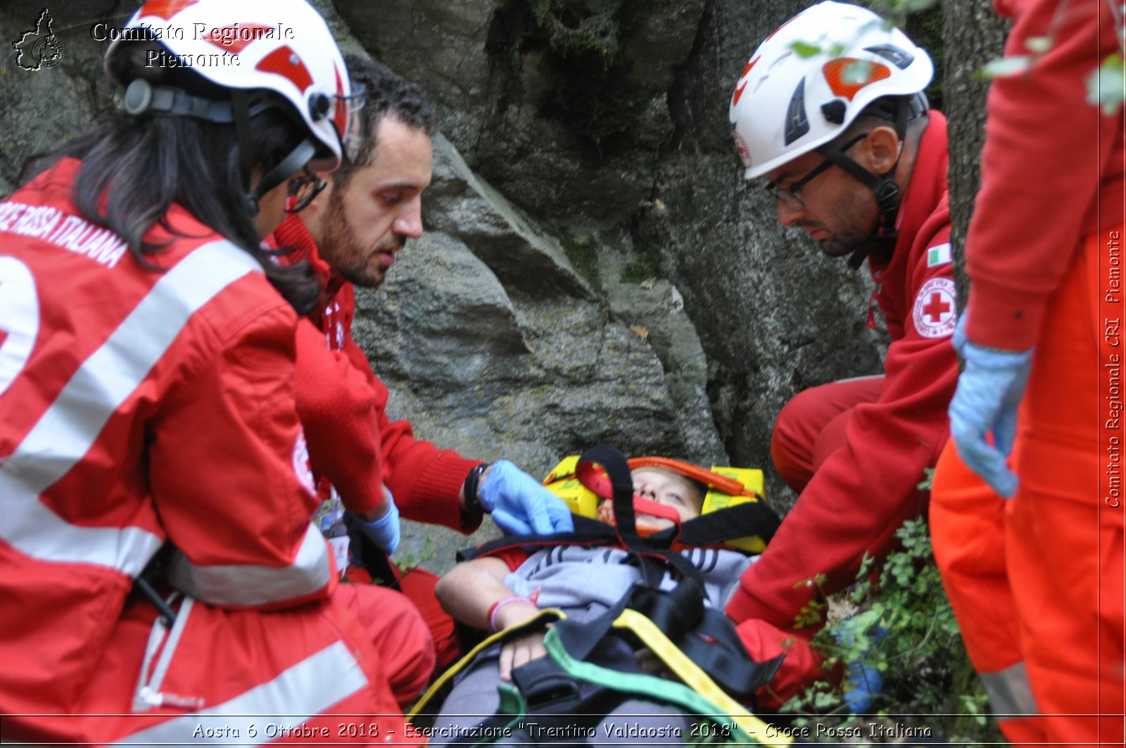 Aosta 6 Ottobre 2018 - Esercitazione "Trentino Valdaosta 2018" - Croce Rossa Italiana- Comitato Regionale del Piemonte