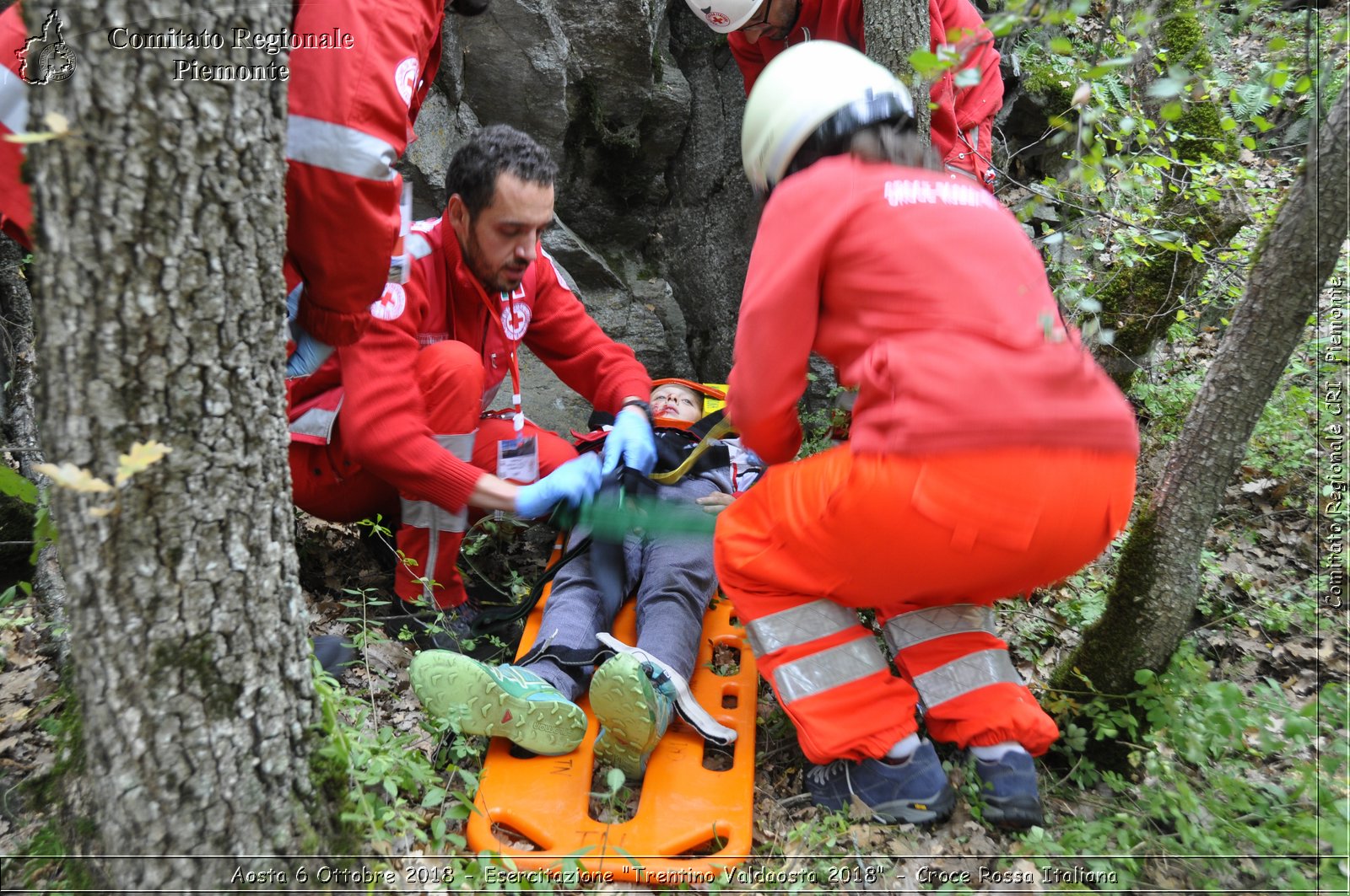 Aosta 6 Ottobre 2018 - Esercitazione "Trentino Valdaosta 2018" - Croce Rossa Italiana- Comitato Regionale del Piemonte