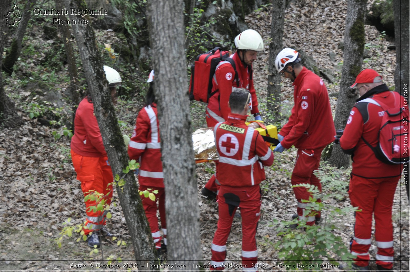 Aosta 6 Ottobre 2018 - Esercitazione "Trentino Valdaosta 2018" - Croce Rossa Italiana- Comitato Regionale del Piemonte