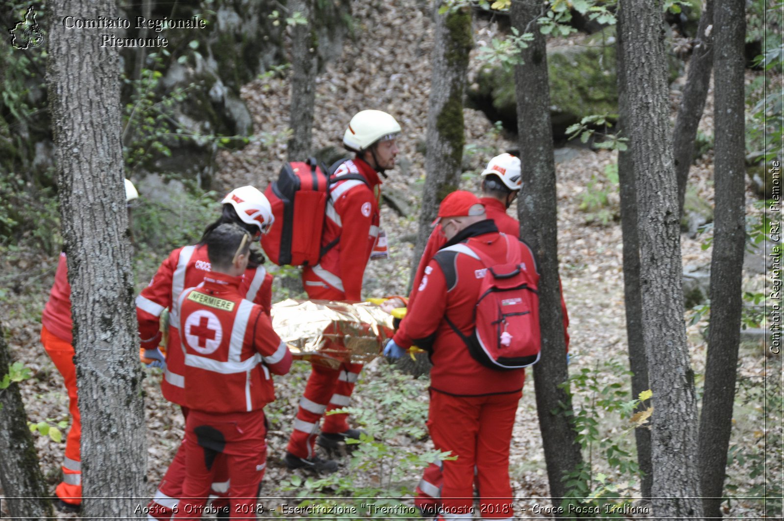 Aosta 6 Ottobre 2018 - Esercitazione "Trentino Valdaosta 2018" - Croce Rossa Italiana- Comitato Regionale del Piemonte