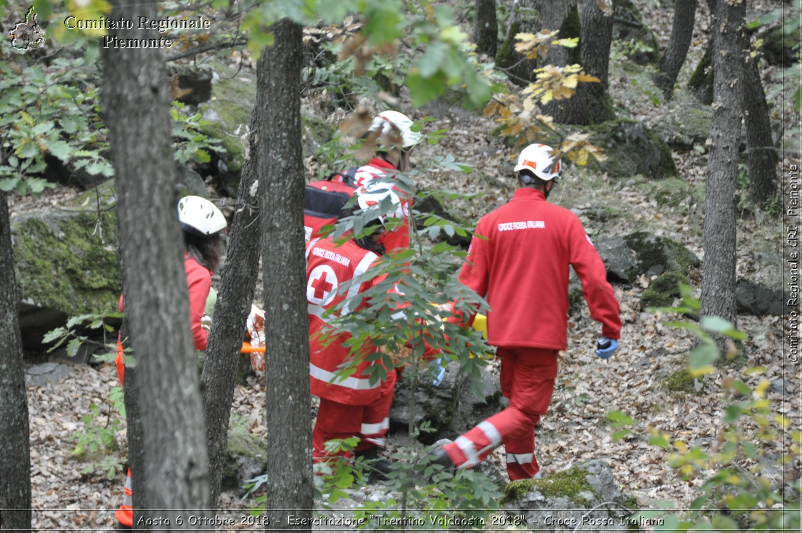 Aosta 6 Ottobre 2018 - Esercitazione "Trentino Valdaosta 2018" - Croce Rossa Italiana- Comitato Regionale del Piemonte