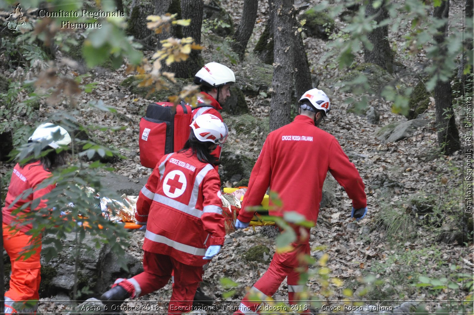 Aosta 6 Ottobre 2018 - Esercitazione "Trentino Valdaosta 2018" - Croce Rossa Italiana- Comitato Regionale del Piemonte