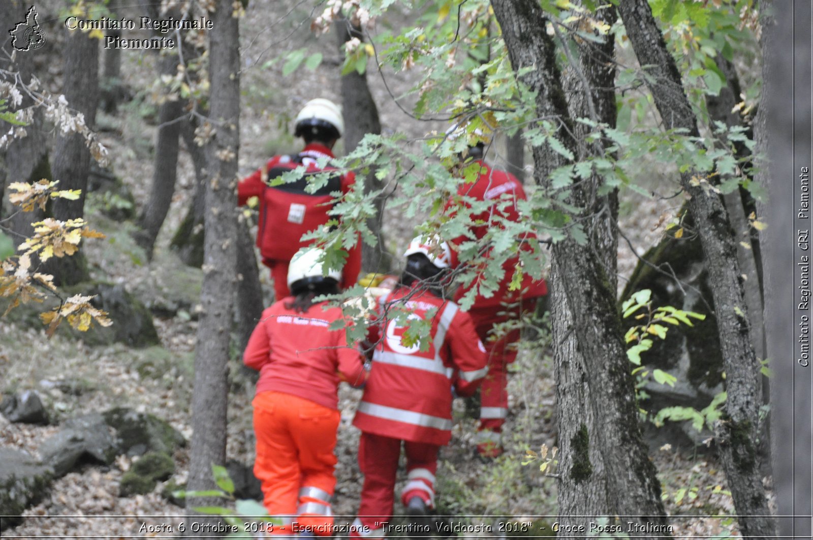 Aosta 6 Ottobre 2018 - Esercitazione "Trentino Valdaosta 2018" - Croce Rossa Italiana- Comitato Regionale del Piemonte