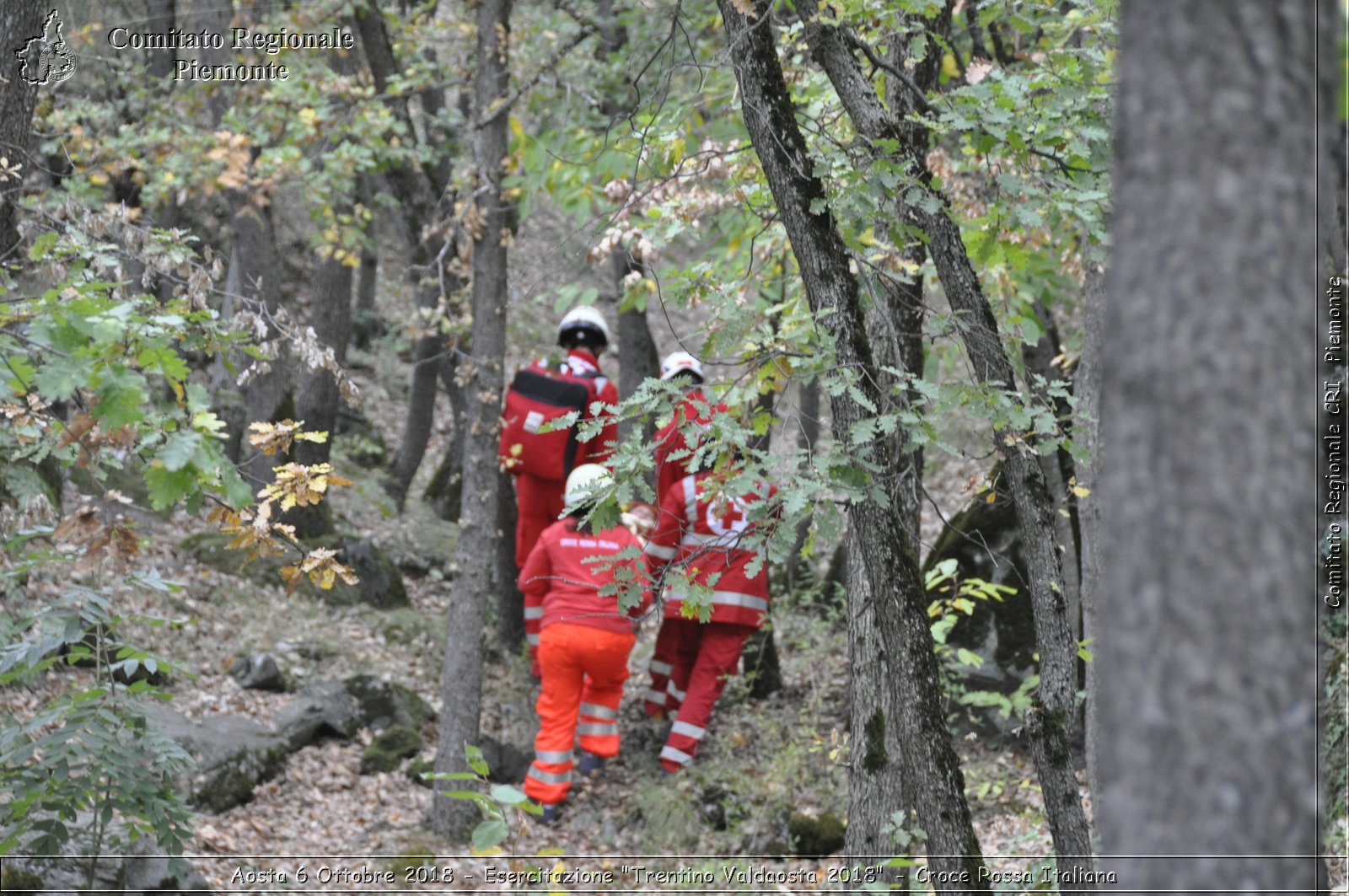 Aosta 6 Ottobre 2018 - Esercitazione "Trentino Valdaosta 2018" - Croce Rossa Italiana- Comitato Regionale del Piemonte