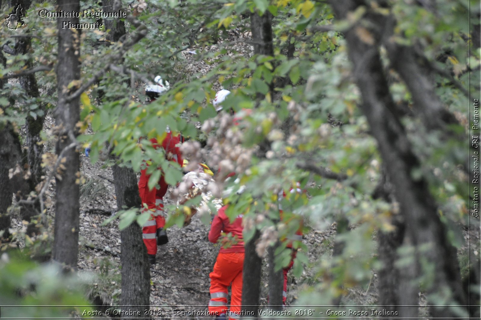 Aosta 6 Ottobre 2018 - Esercitazione "Trentino Valdaosta 2018" - Croce Rossa Italiana- Comitato Regionale del Piemonte