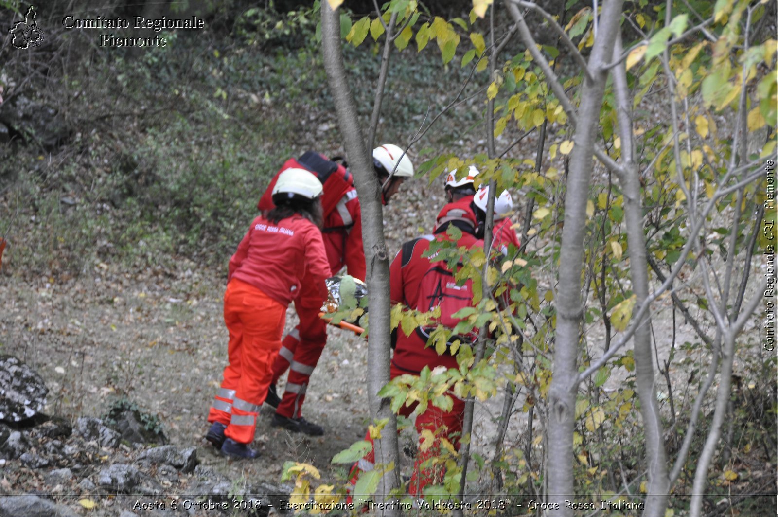 Aosta 6 Ottobre 2018 - Esercitazione "Trentino Valdaosta 2018" - Croce Rossa Italiana- Comitato Regionale del Piemonte