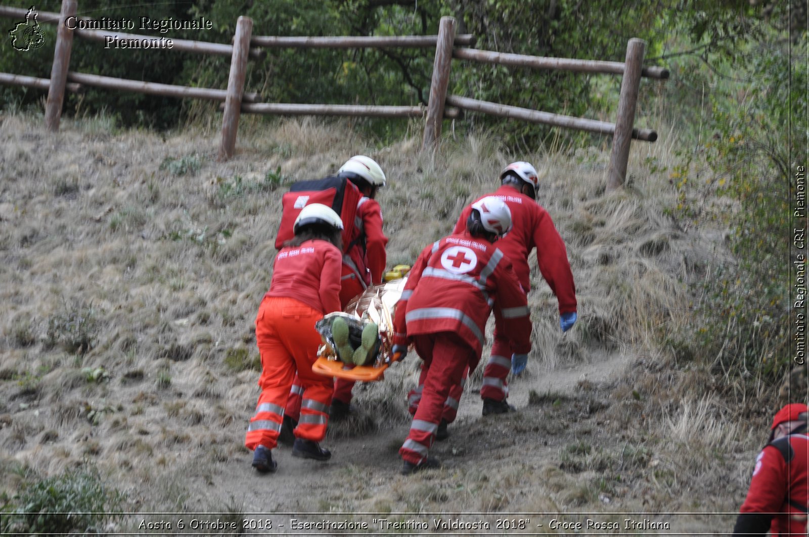 Aosta 6 Ottobre 2018 - Esercitazione "Trentino Valdaosta 2018" - Croce Rossa Italiana- Comitato Regionale del Piemonte