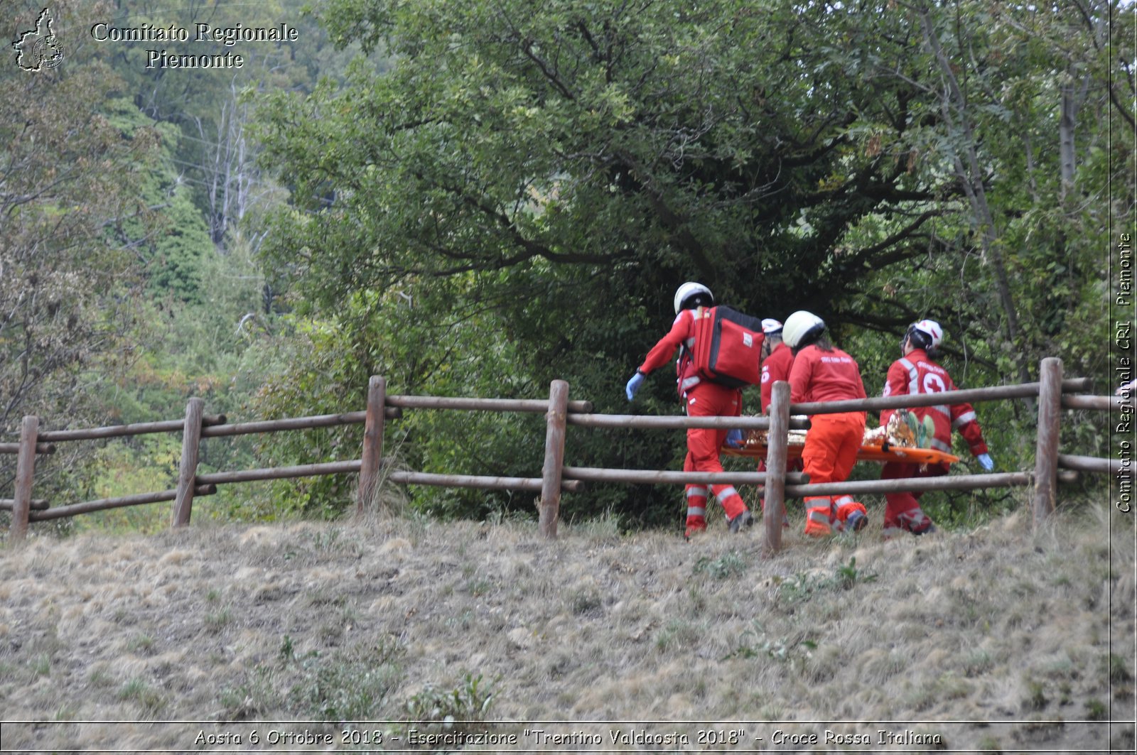 Aosta 6 Ottobre 2018 - Esercitazione "Trentino Valdaosta 2018" - Croce Rossa Italiana- Comitato Regionale del Piemonte