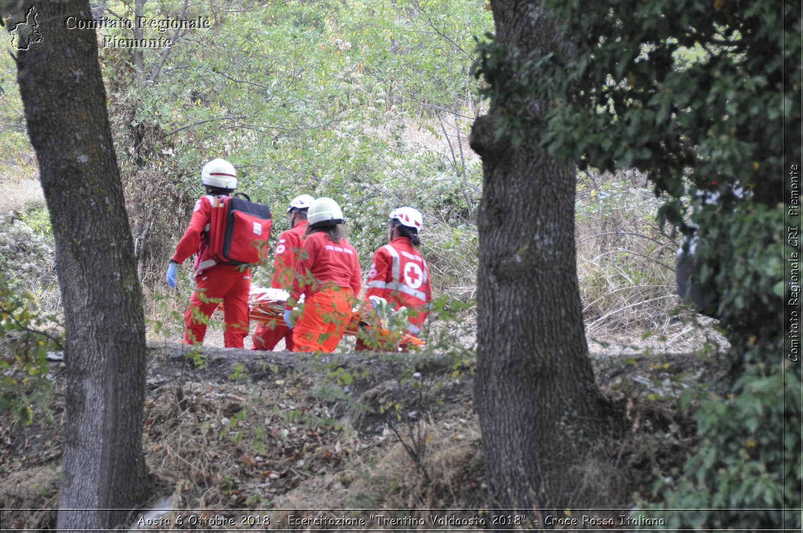 Aosta 6 Ottobre 2018 - Esercitazione "Trentino Valdaosta 2018" - Croce Rossa Italiana- Comitato Regionale del Piemonte