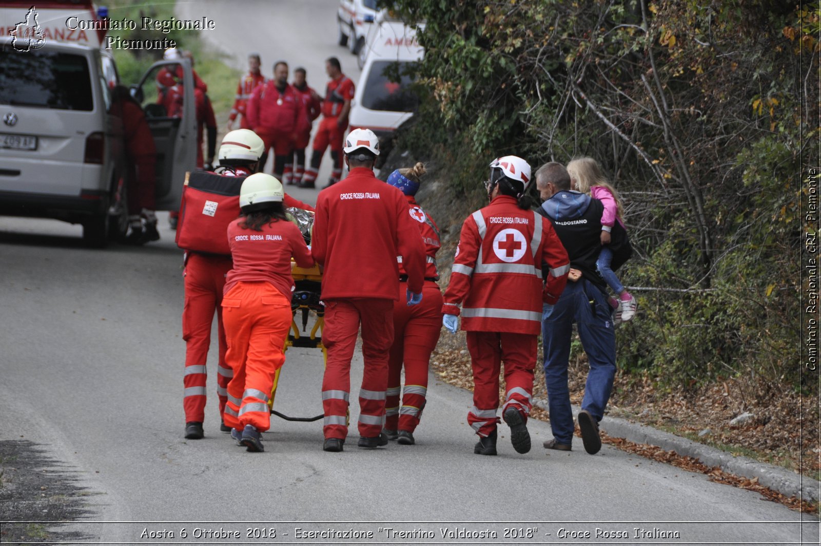 Aosta 6 Ottobre 2018 - Esercitazione "Trentino Valdaosta 2018" - Croce Rossa Italiana- Comitato Regionale del Piemonte