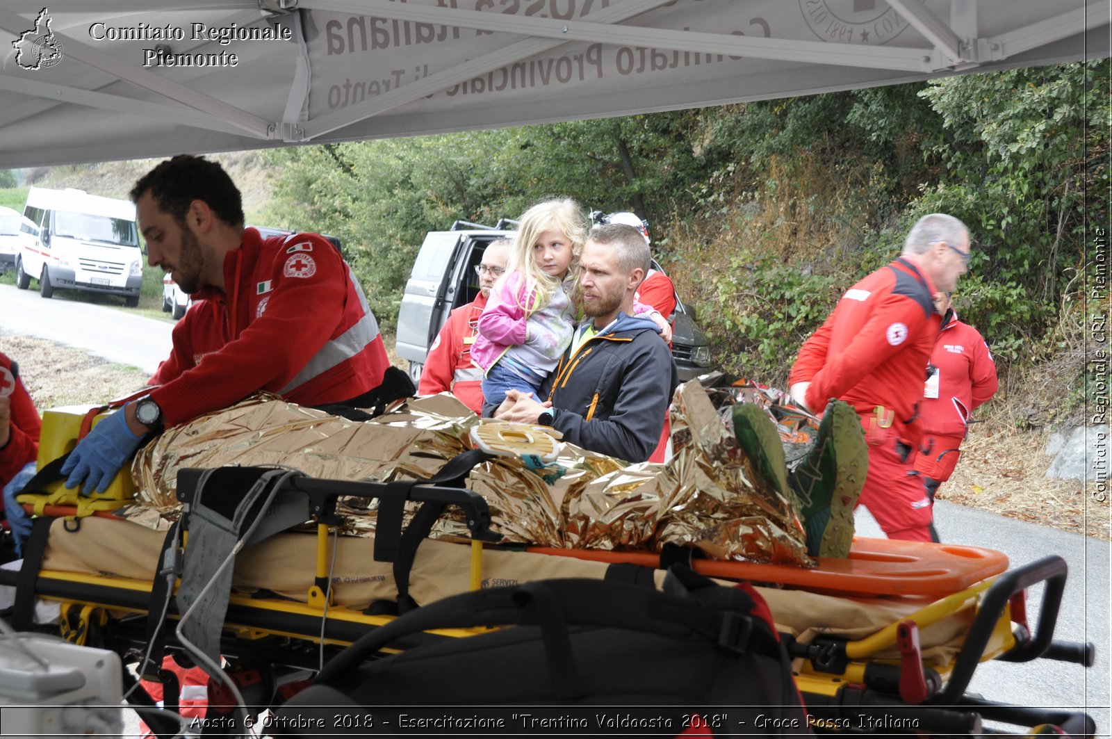 Aosta 6 Ottobre 2018 - Esercitazione "Trentino Valdaosta 2018" - Croce Rossa Italiana- Comitato Regionale del Piemonte