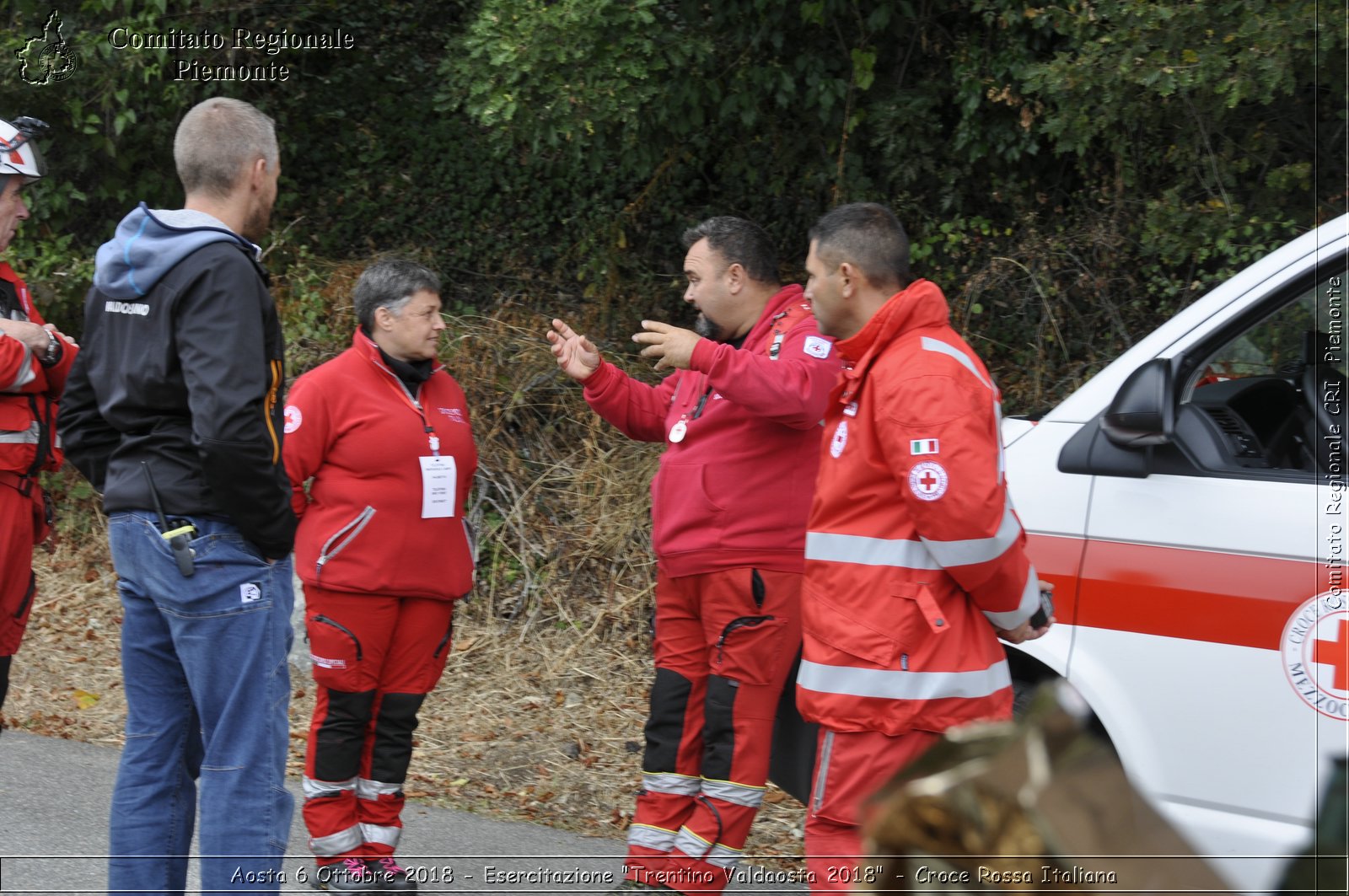 Aosta 6 Ottobre 2018 - Esercitazione "Trentino Valdaosta 2018" - Croce Rossa Italiana- Comitato Regionale del Piemonte