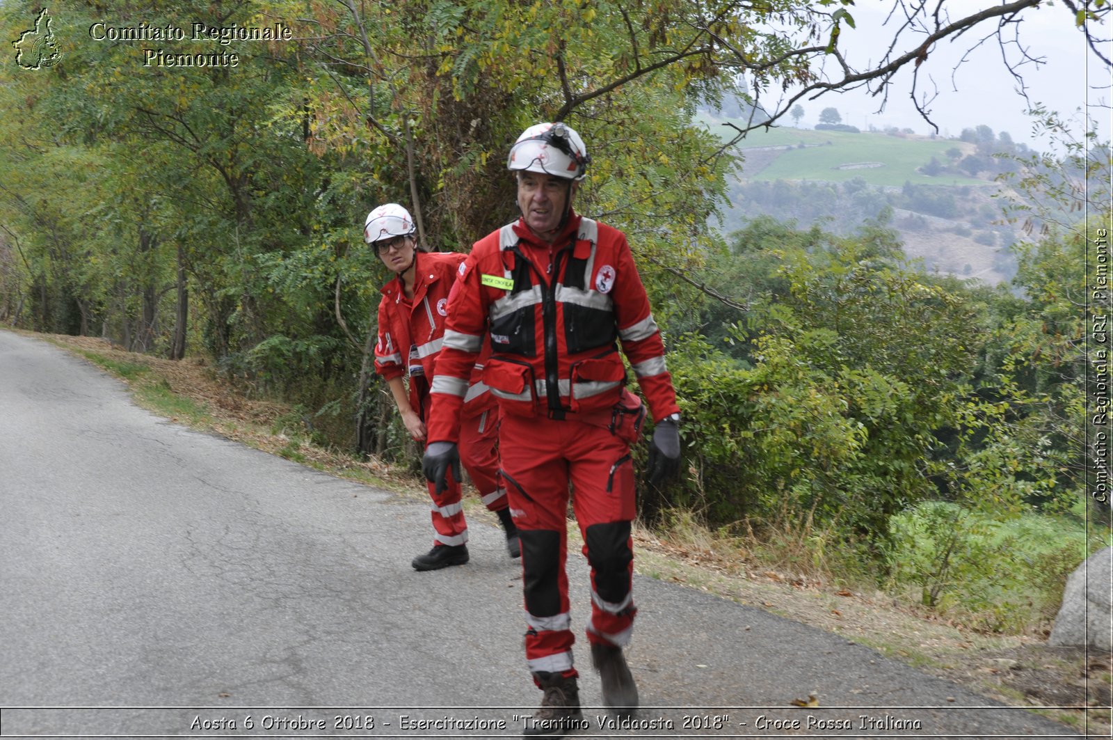 Aosta 6 Ottobre 2018 - Esercitazione "Trentino Valdaosta 2018" - Croce Rossa Italiana- Comitato Regionale del Piemonte