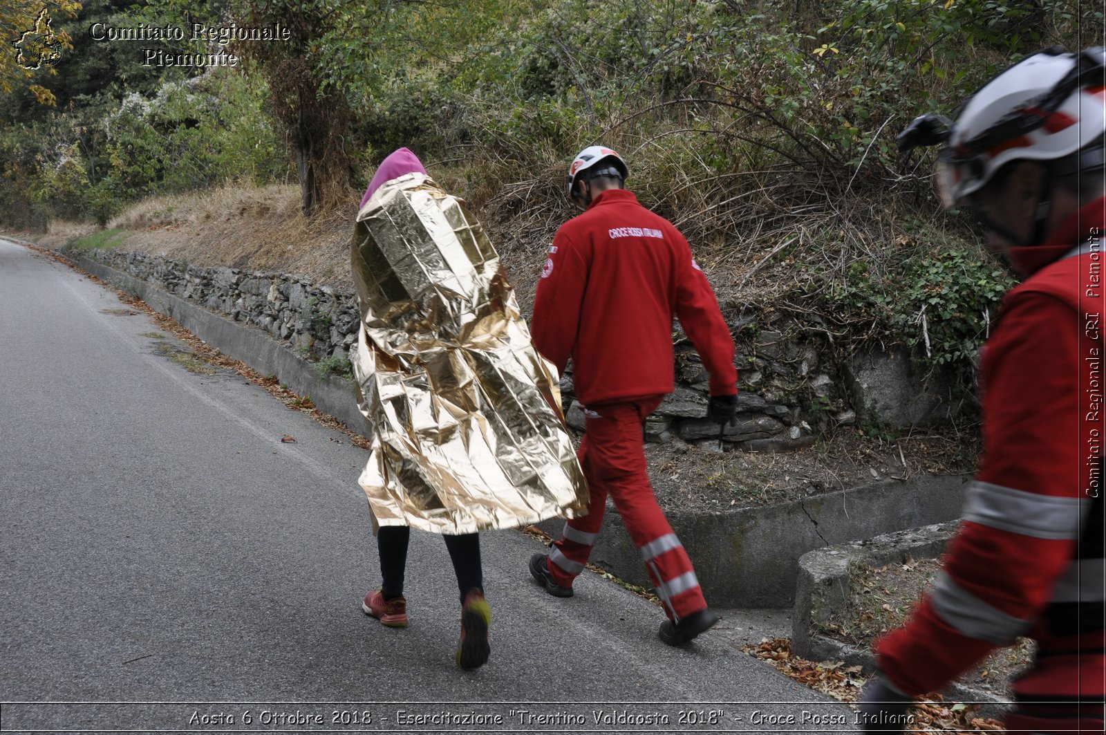 Aosta 6 Ottobre 2018 - Esercitazione "Trentino Valdaosta 2018" - Croce Rossa Italiana- Comitato Regionale del Piemonte