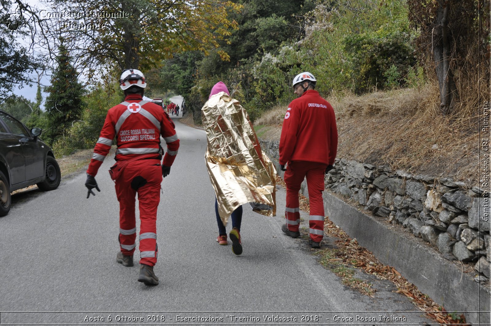 Aosta 6 Ottobre 2018 - Esercitazione "Trentino Valdaosta 2018" - Croce Rossa Italiana- Comitato Regionale del Piemonte