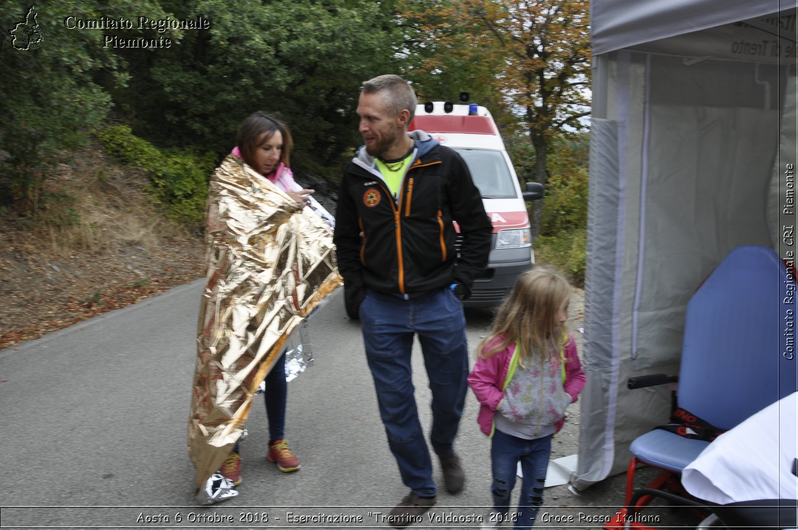 Aosta 6 Ottobre 2018 - Esercitazione "Trentino Valdaosta 2018" - Croce Rossa Italiana- Comitato Regionale del Piemonte