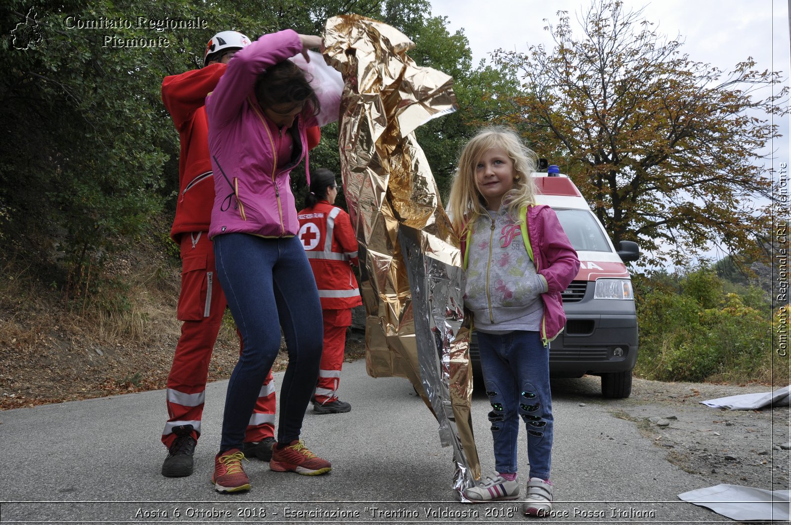 Aosta 6 Ottobre 2018 - Esercitazione "Trentino Valdaosta 2018" - Croce Rossa Italiana- Comitato Regionale del Piemonte