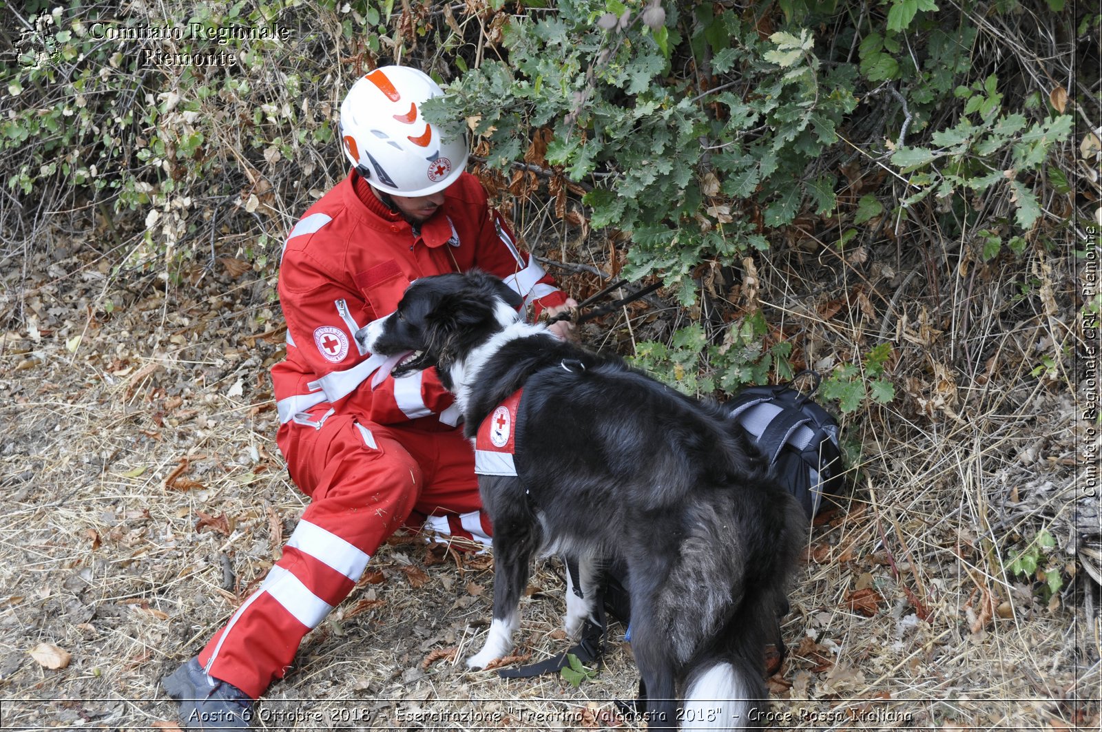 Aosta 6 Ottobre 2018 - Esercitazione "Trentino Valdaosta 2018" - Croce Rossa Italiana- Comitato Regionale del Piemonte