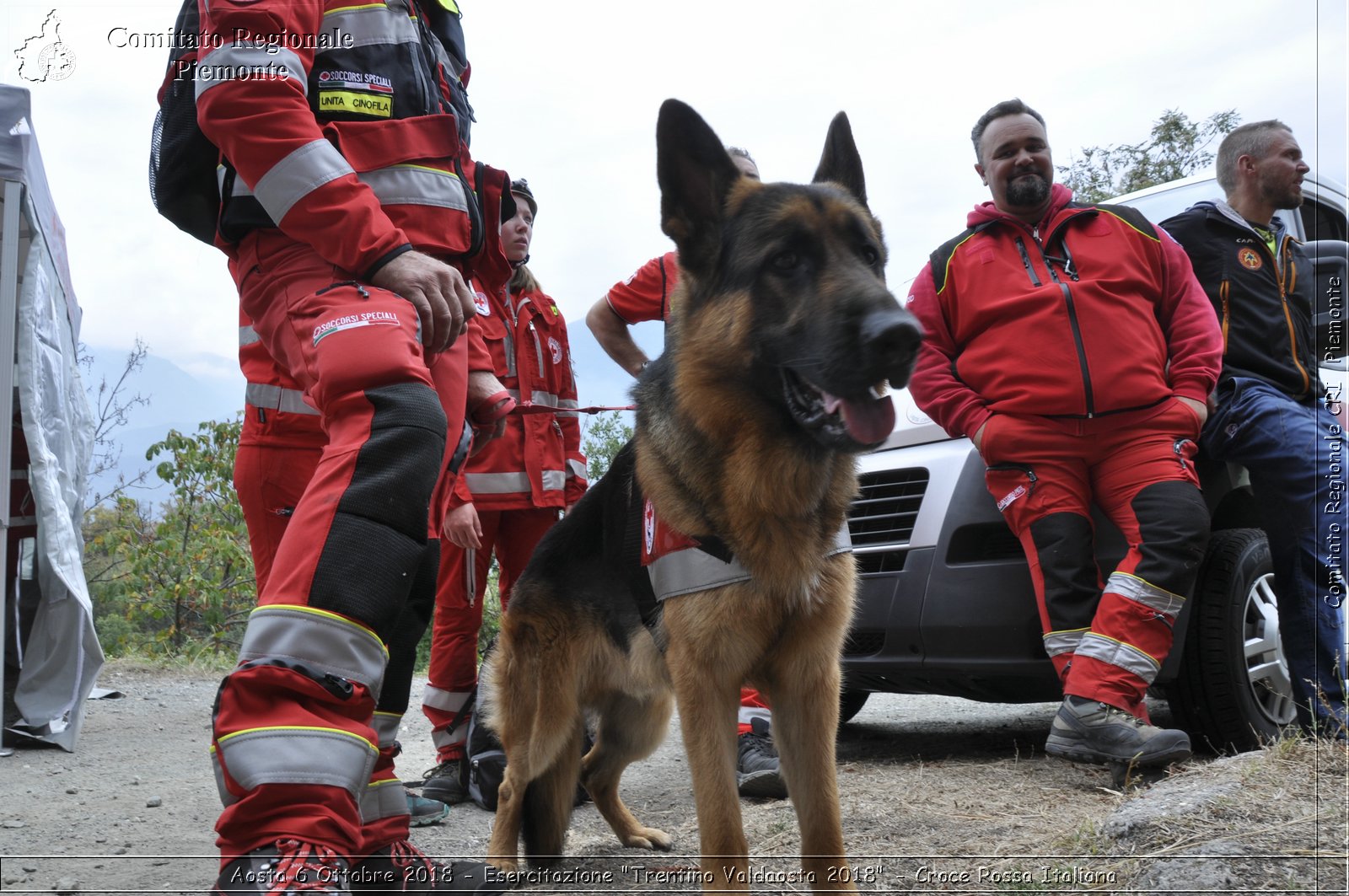 Aosta 6 Ottobre 2018 - Esercitazione "Trentino Valdaosta 2018" - Croce Rossa Italiana- Comitato Regionale del Piemonte