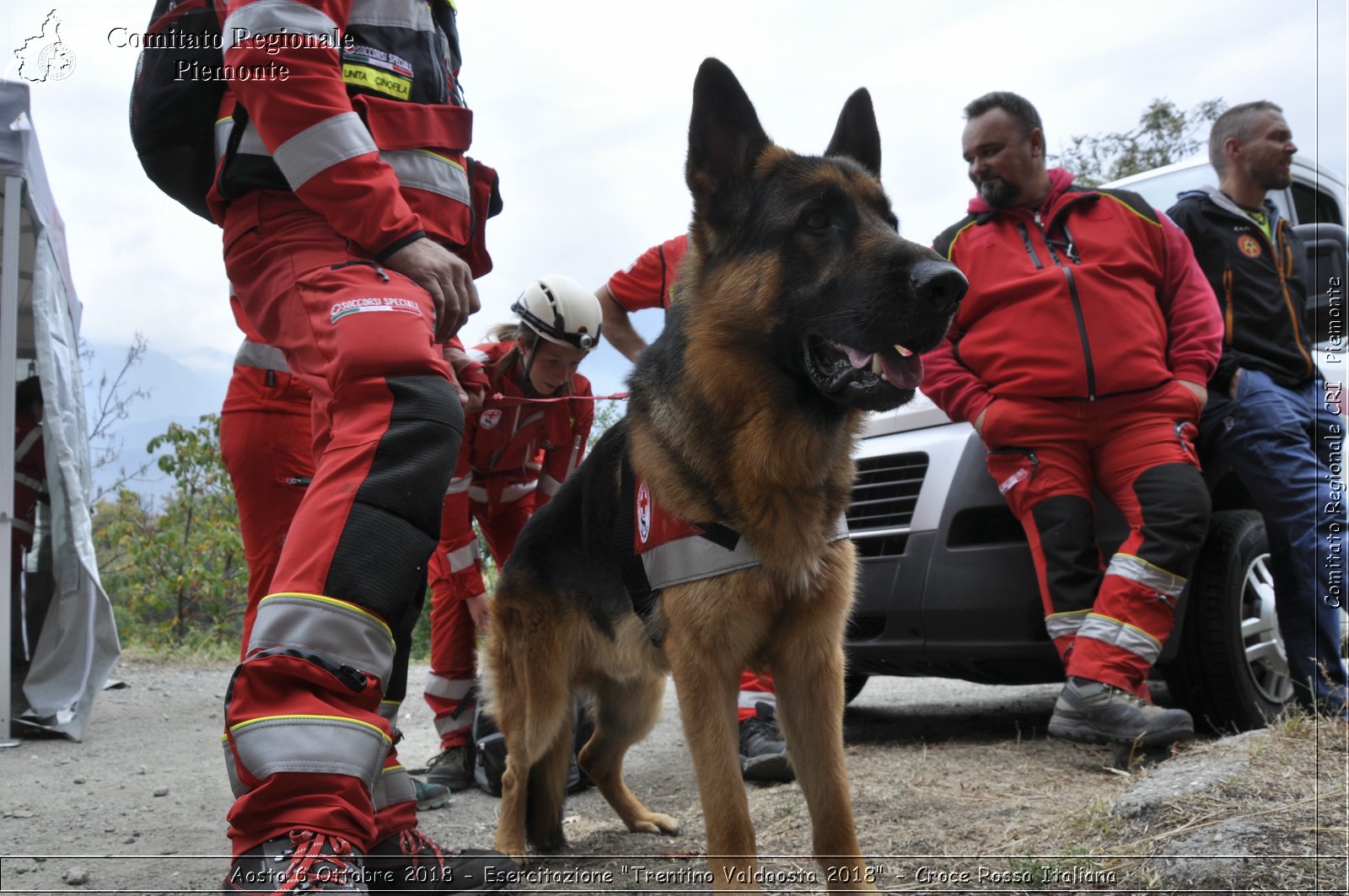 Aosta 6 Ottobre 2018 - Esercitazione "Trentino Valdaosta 2018" - Croce Rossa Italiana- Comitato Regionale del Piemonte