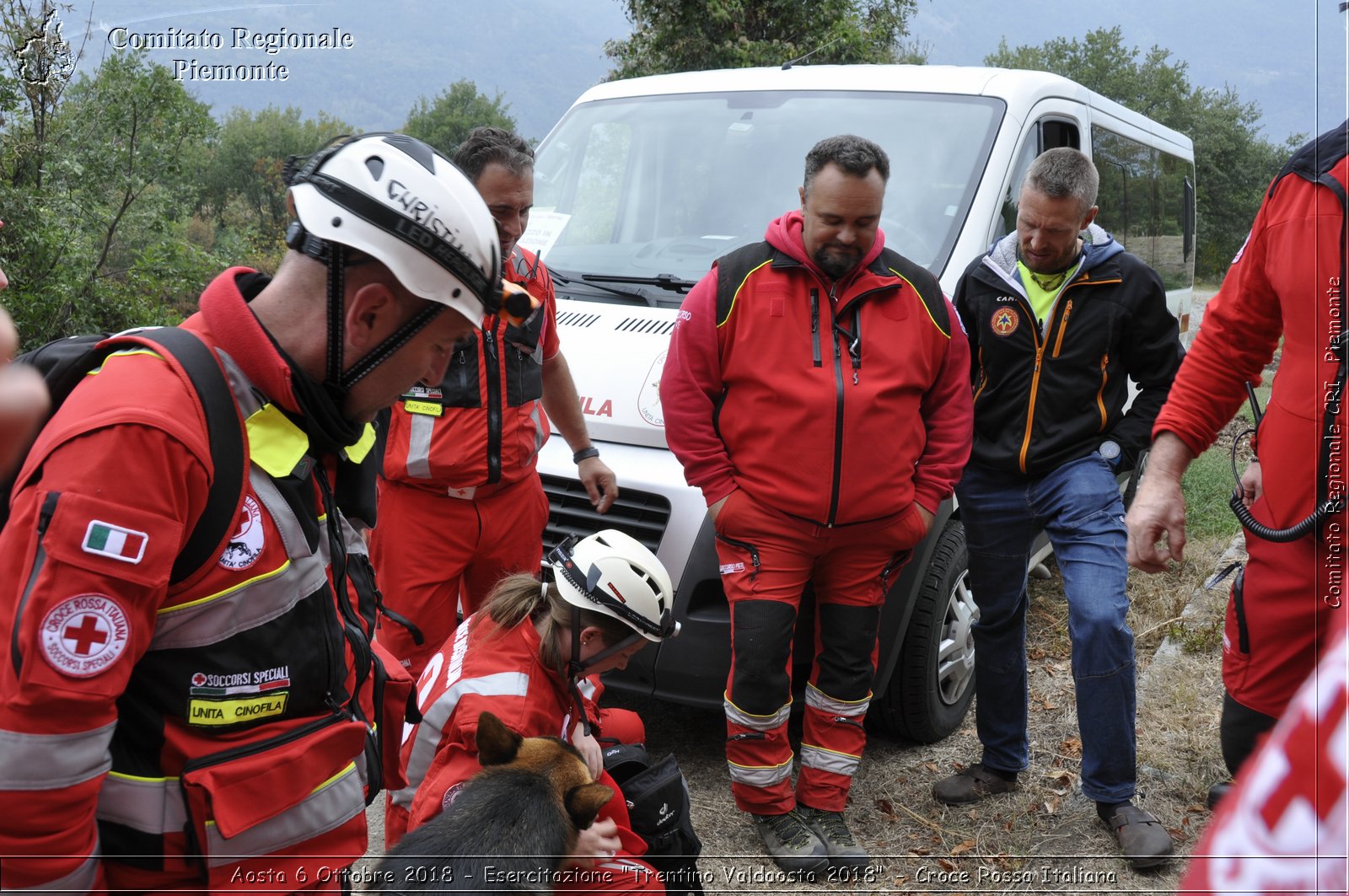 Aosta 6 Ottobre 2018 - Esercitazione "Trentino Valdaosta 2018" - Croce Rossa Italiana- Comitato Regionale del Piemonte