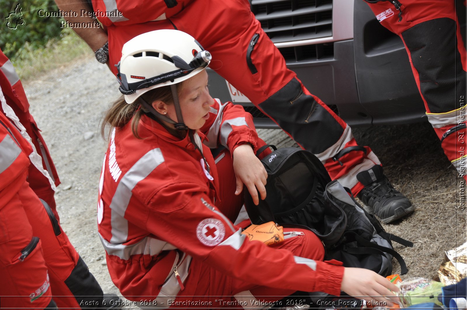 Aosta 6 Ottobre 2018 - Esercitazione "Trentino Valdaosta 2018" - Croce Rossa Italiana- Comitato Regionale del Piemonte