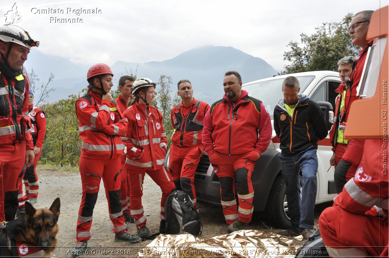 Aosta 6 Ottobre 2018 - Esercitazione "Trentino Valdaosta 2018" - Croce Rossa Italiana- Comitato Regionale del Piemonte