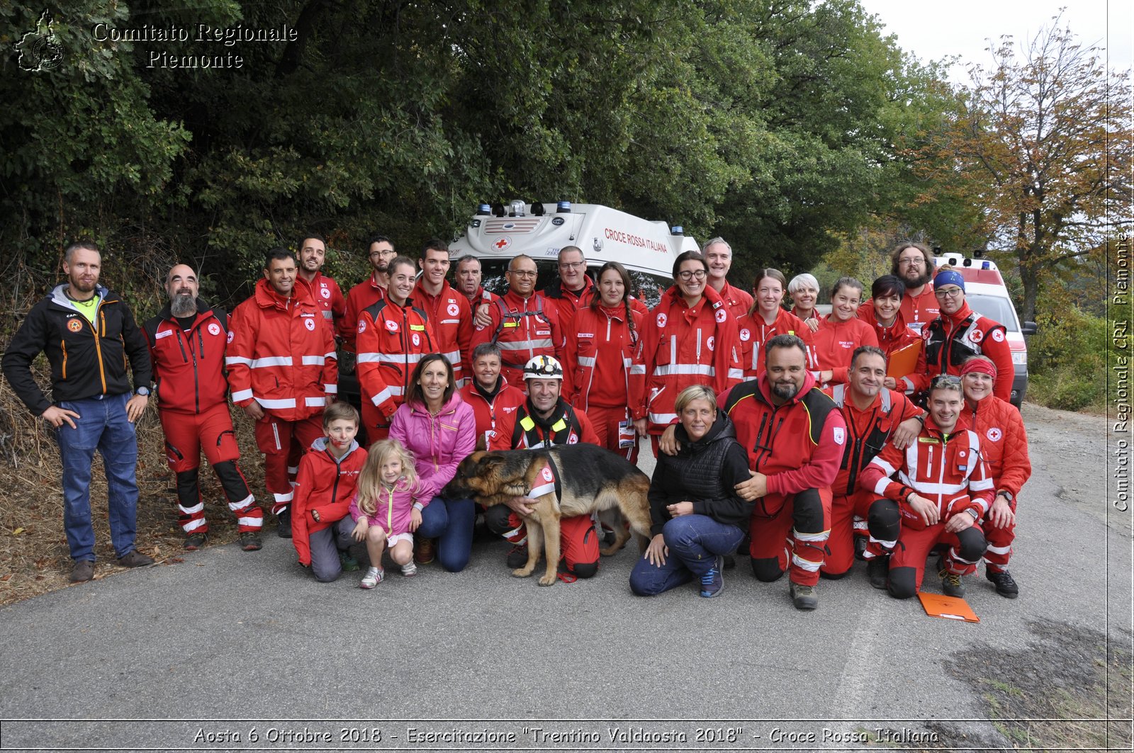 Aosta 6 Ottobre 2018 - Esercitazione "Trentino Valdaosta 2018" - Croce Rossa Italiana- Comitato Regionale del Piemonte