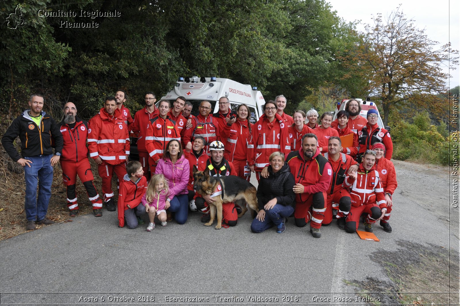 Aosta 6 Ottobre 2018 - Esercitazione "Trentino Valdaosta 2018" - Croce Rossa Italiana- Comitato Regionale del Piemonte