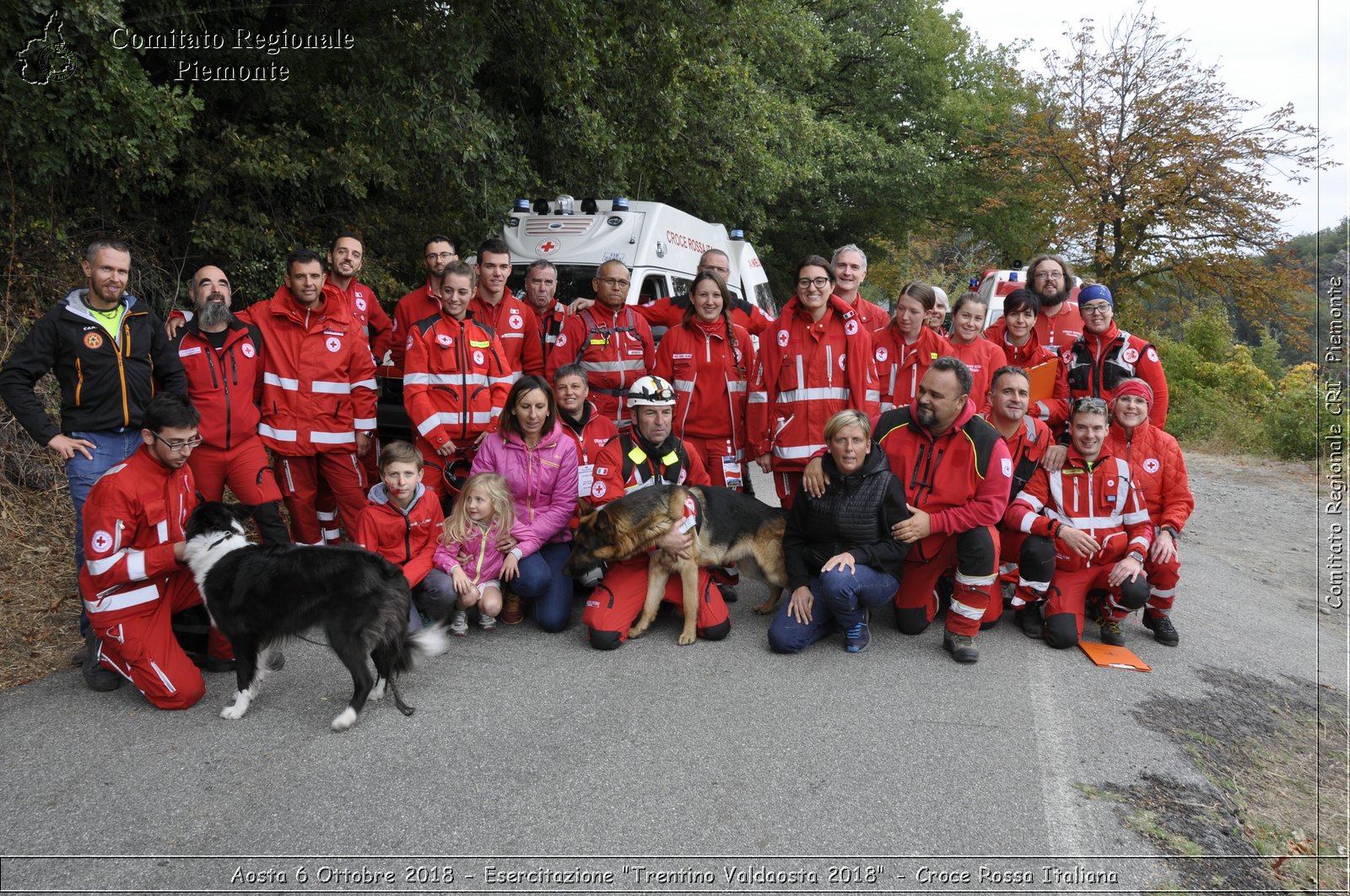 Aosta 6 Ottobre 2018 - Esercitazione "Trentino Valdaosta 2018" - Croce Rossa Italiana- Comitato Regionale del Piemonte