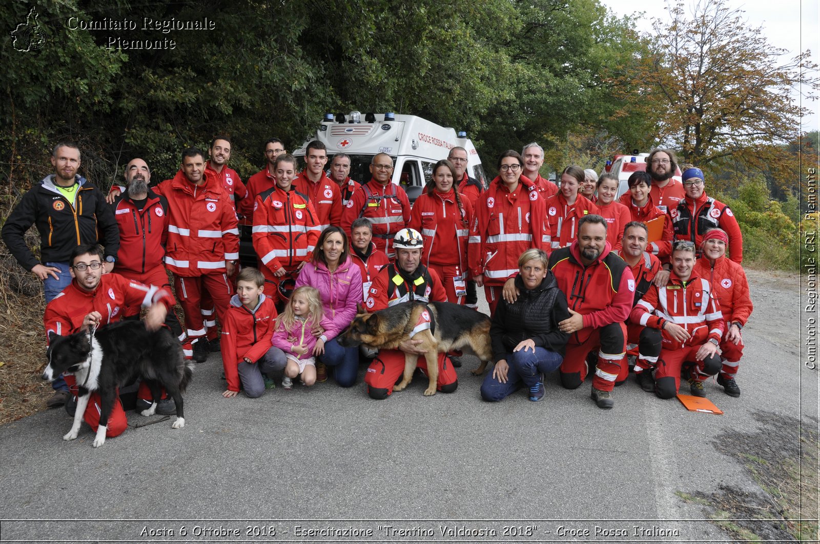 Aosta 6 Ottobre 2018 - Esercitazione "Trentino Valdaosta 2018" - Croce Rossa Italiana- Comitato Regionale del Piemonte