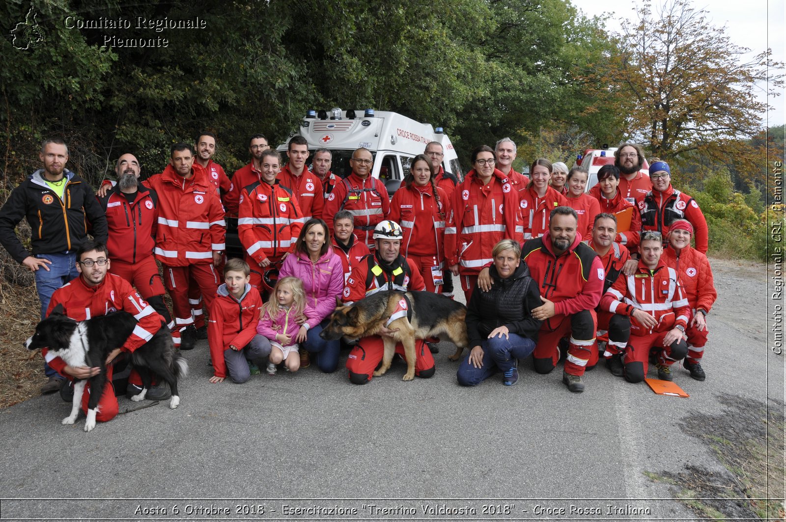 Aosta 6 Ottobre 2018 - Esercitazione "Trentino Valdaosta 2018" - Croce Rossa Italiana- Comitato Regionale del Piemonte