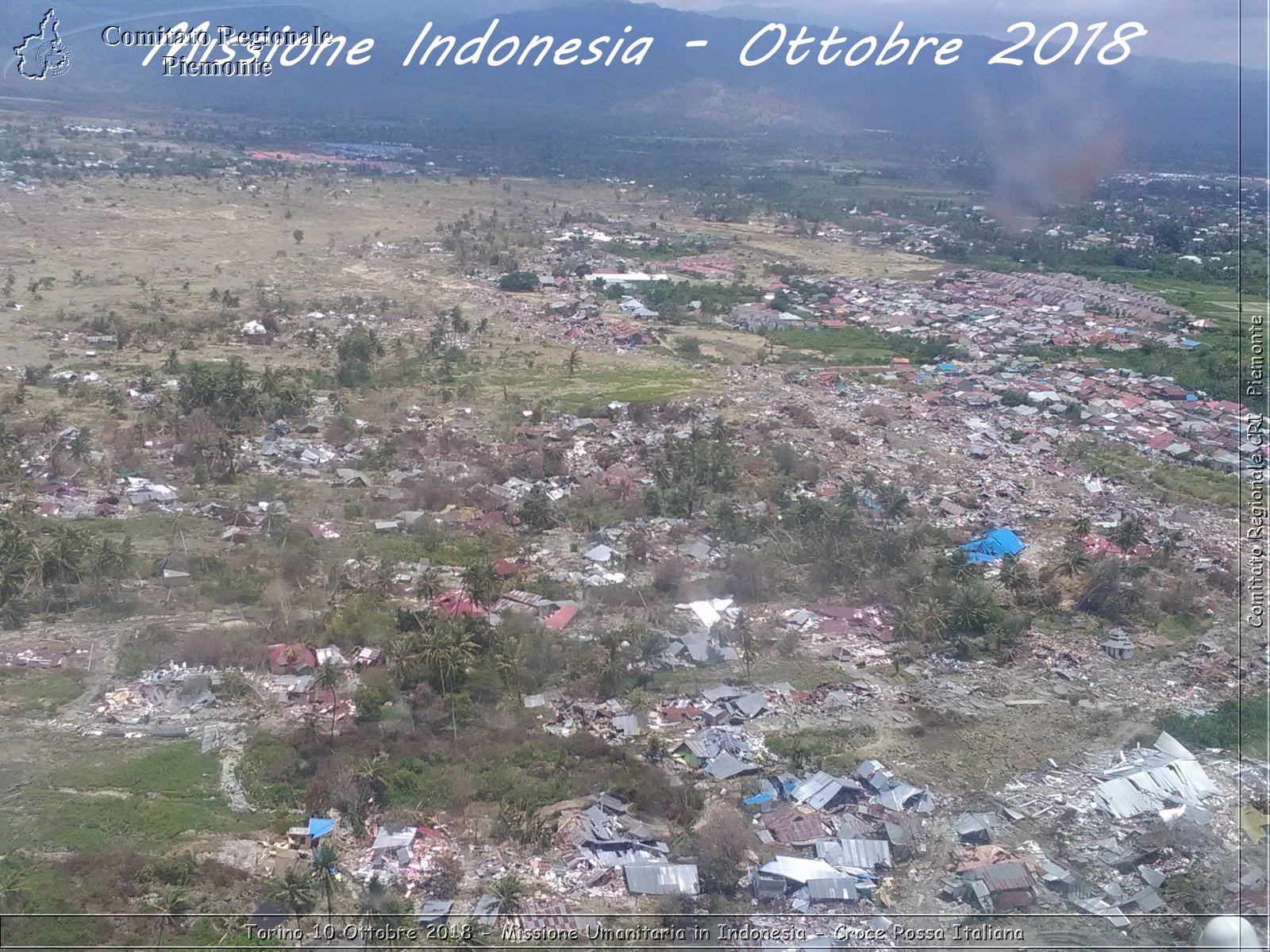 Torino 10 Ottobre 2018 - Missione Umanitaria in Indonesia - Croce Rossa Italiana- Comitato Regionale del Piemonte