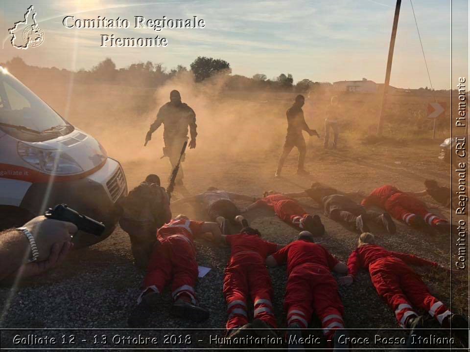 Galliate 12 -13 Ottobre 2018 - Humanitarian Medic - Croce Rossa Italiana- Comitato Regionale del Piemonte