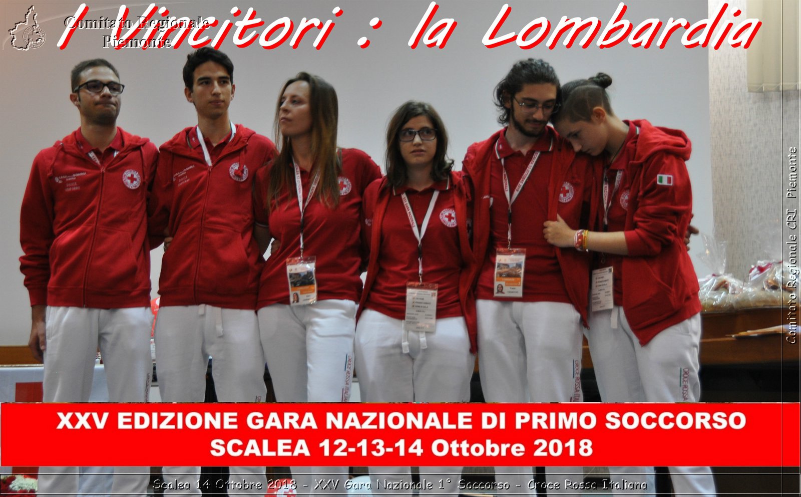 Scalea 14 Ottobre 2018 - XXV Gara Nazionale 1 Soccorso - Croce Rossa Italiana- Comitato Regionale del Piemonte