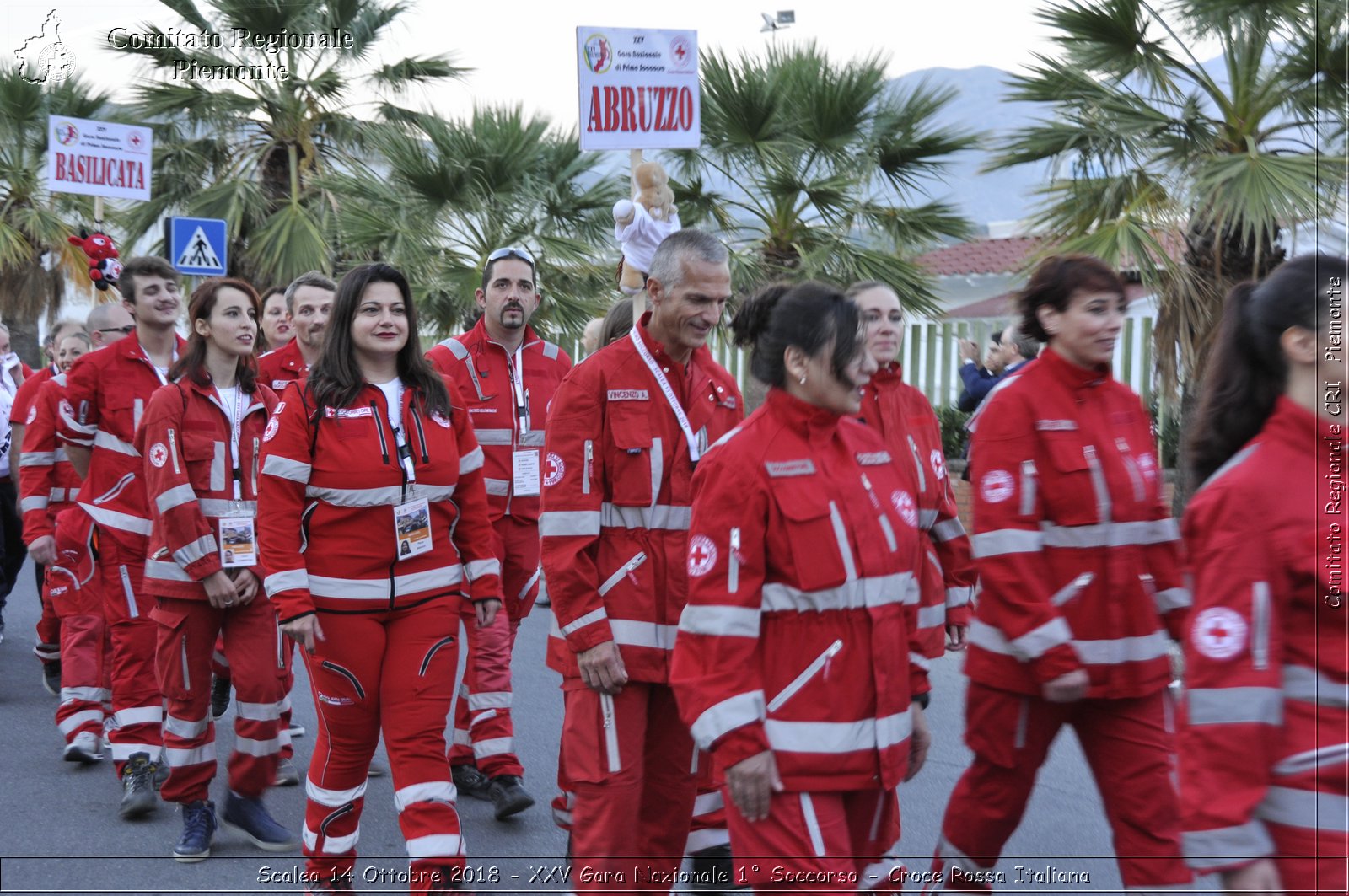 Scalea 14 Ottobre 2018 - XXV Gara Nazionale 1 Soccorso - Croce Rossa Italiana- Comitato Regionale del Piemonte