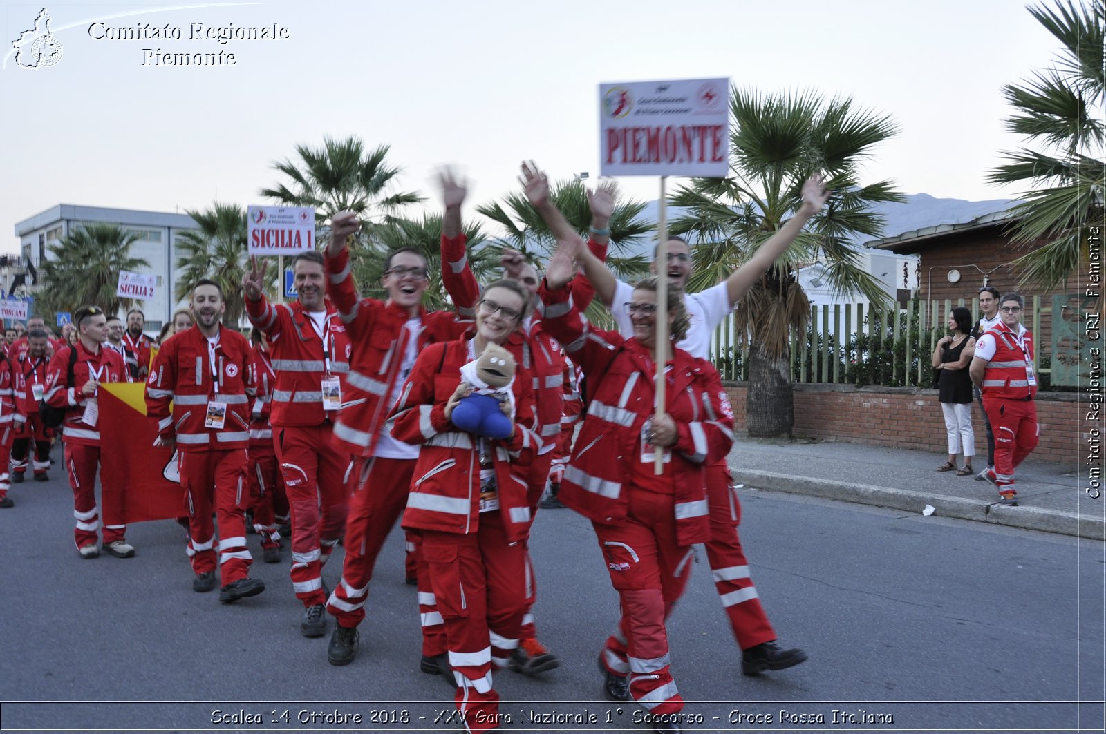 Scalea 14 Ottobre 2018 - XXV Gara Nazionale 1 Soccorso - Croce Rossa Italiana- Comitato Regionale del Piemonte