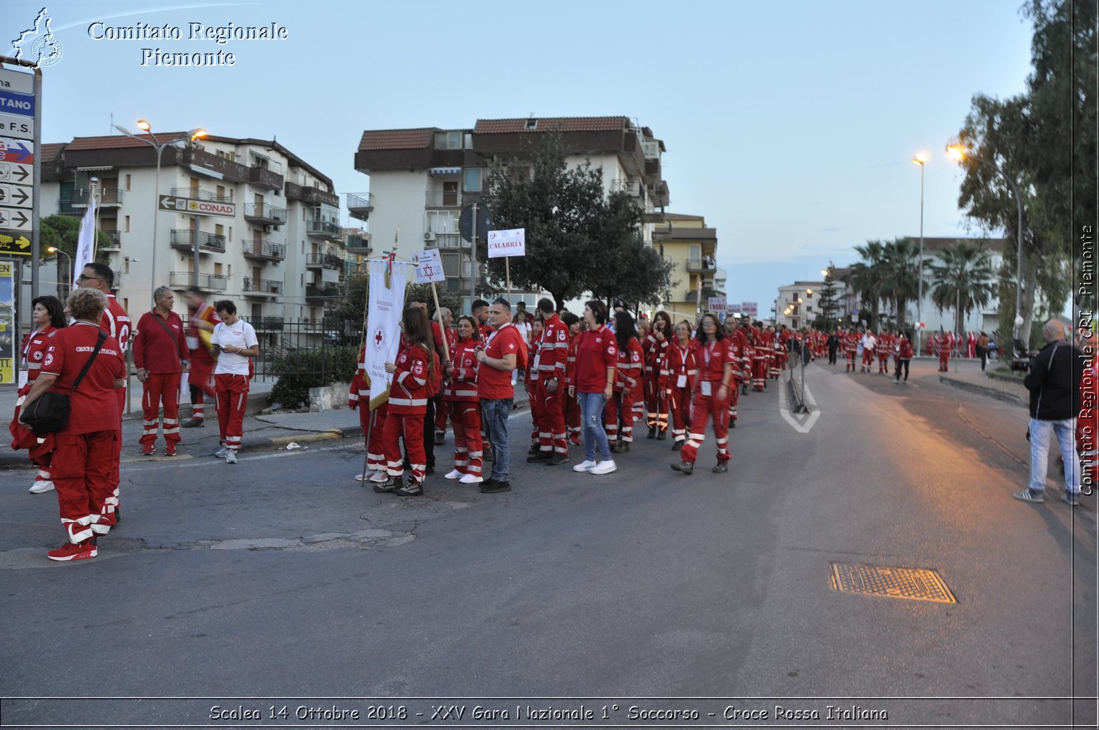 Scalea 14 Ottobre 2018 - XXV Gara Nazionale 1 Soccorso - Croce Rossa Italiana- Comitato Regionale del Piemonte