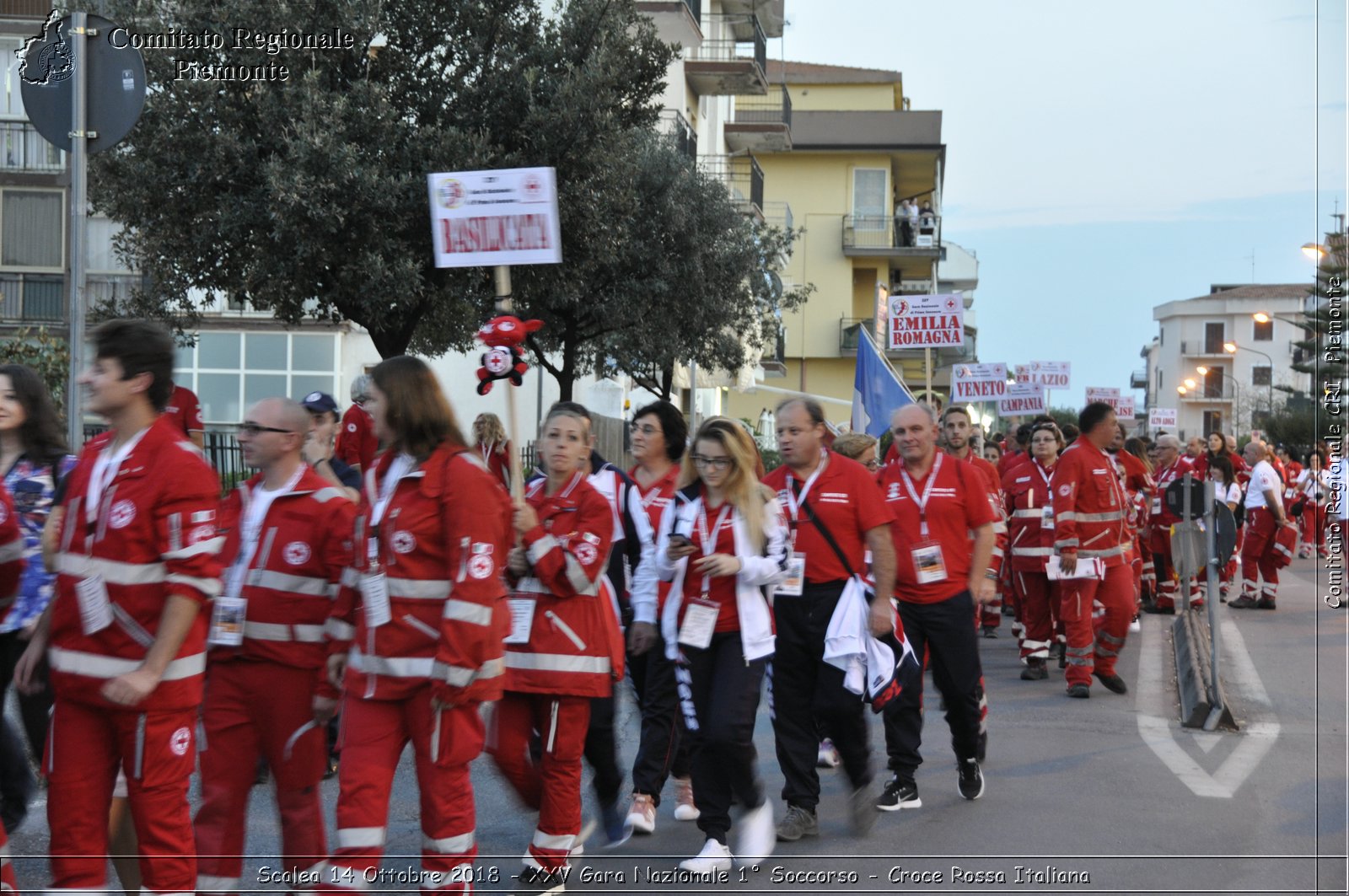 Scalea 14 Ottobre 2018 - XXV Gara Nazionale 1 Soccorso - Croce Rossa Italiana- Comitato Regionale del Piemonte