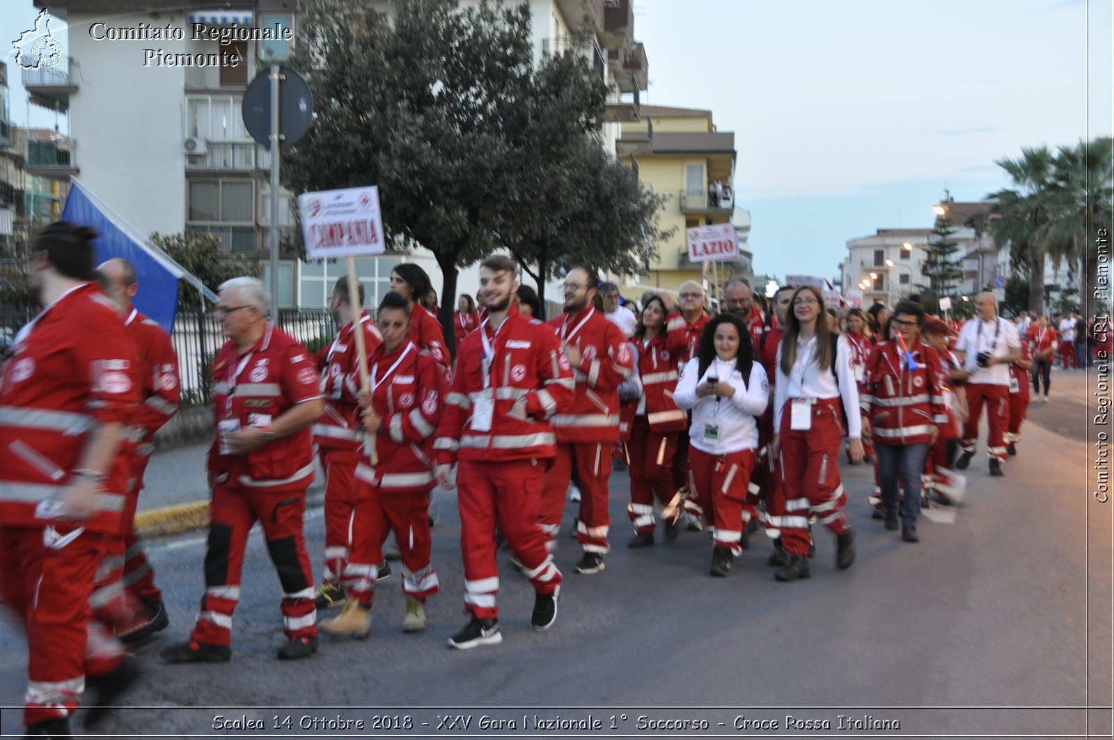 Scalea 14 Ottobre 2018 - XXV Gara Nazionale 1 Soccorso - Croce Rossa Italiana- Comitato Regionale del Piemonte