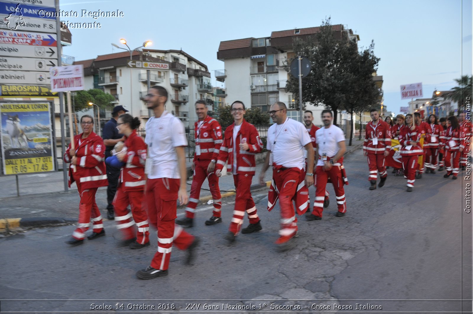 Scalea 14 Ottobre 2018 - XXV Gara Nazionale 1 Soccorso - Croce Rossa Italiana- Comitato Regionale del Piemonte