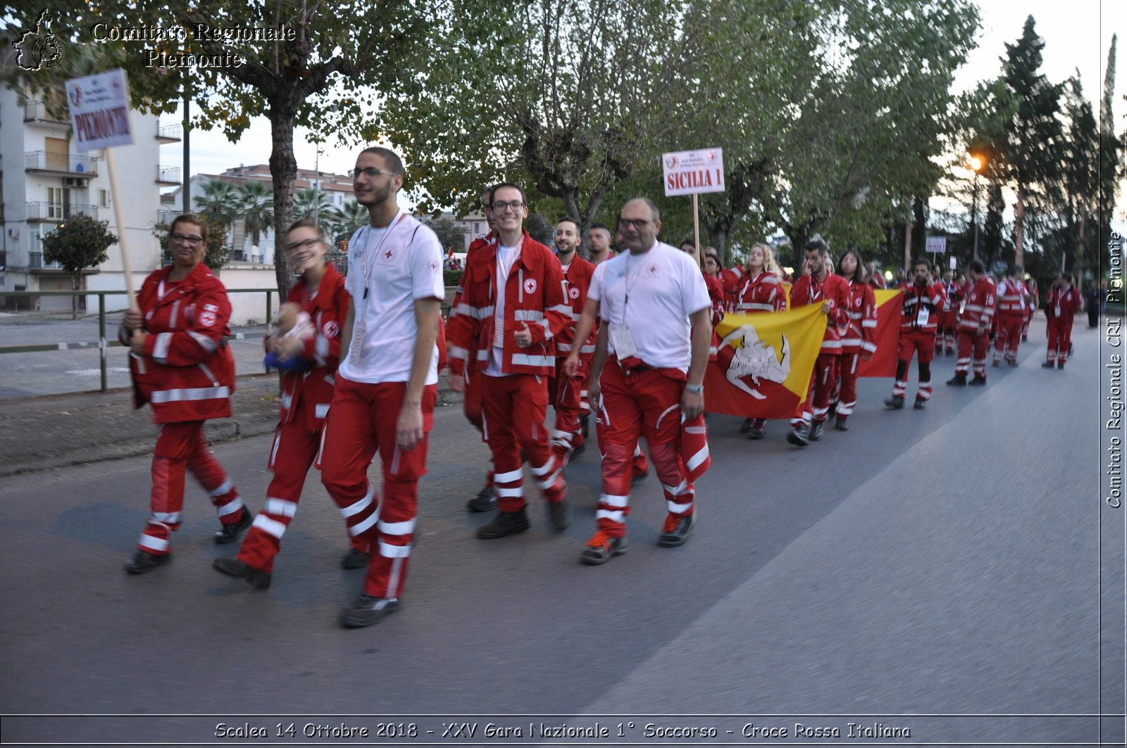 Scalea 14 Ottobre 2018 - XXV Gara Nazionale 1 Soccorso - Croce Rossa Italiana- Comitato Regionale del Piemonte