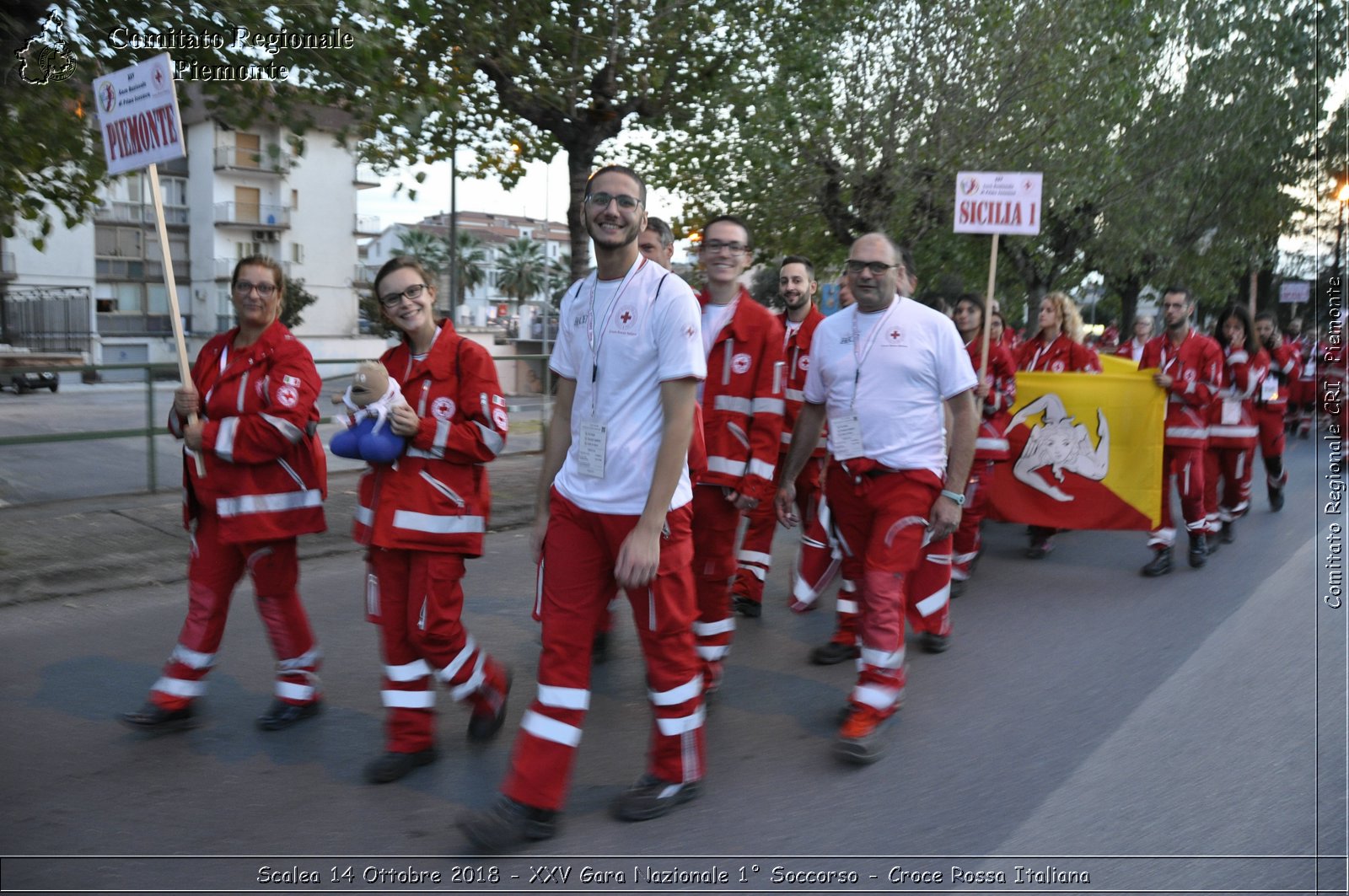 Scalea 14 Ottobre 2018 - XXV Gara Nazionale 1 Soccorso - Croce Rossa Italiana- Comitato Regionale del Piemonte