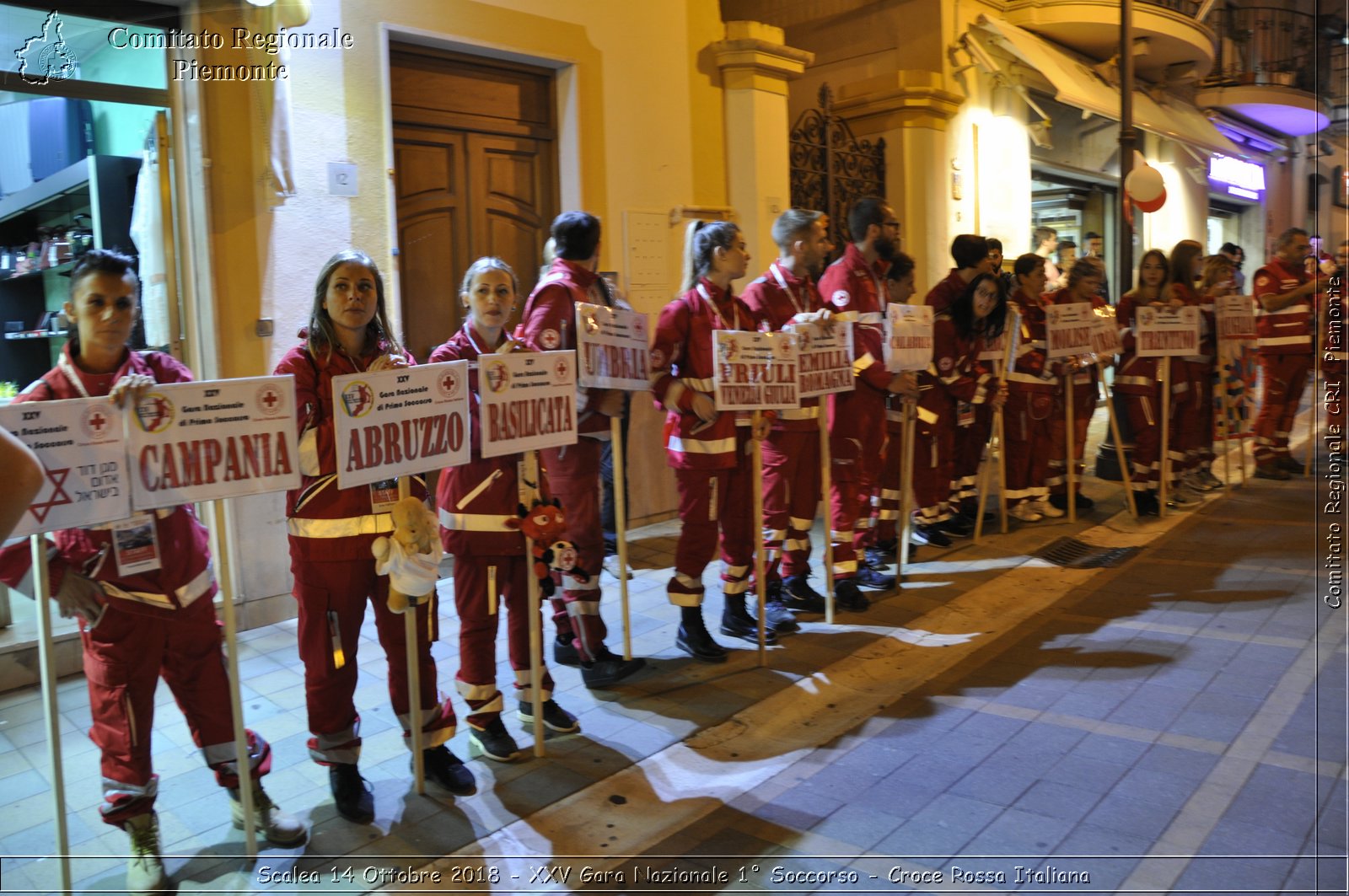 Scalea 14 Ottobre 2018 - XXV Gara Nazionale 1 Soccorso - Croce Rossa Italiana- Comitato Regionale del Piemonte