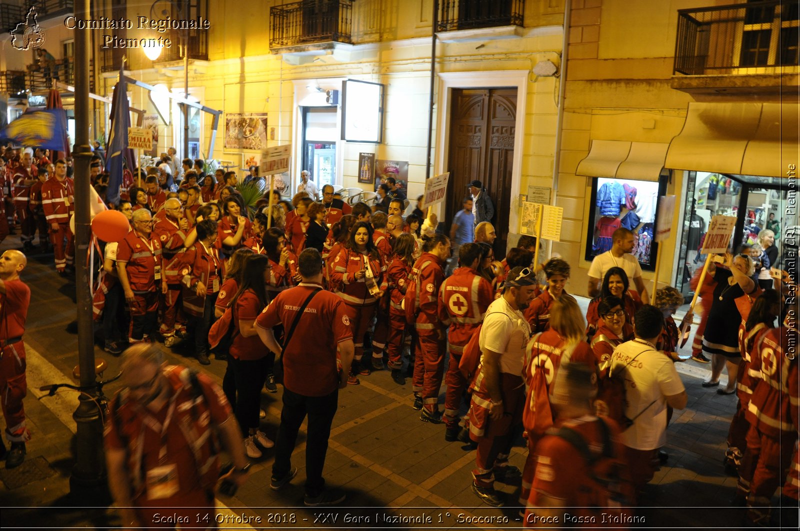 Scalea 14 Ottobre 2018 - XXV Gara Nazionale 1 Soccorso - Croce Rossa Italiana- Comitato Regionale del Piemonte