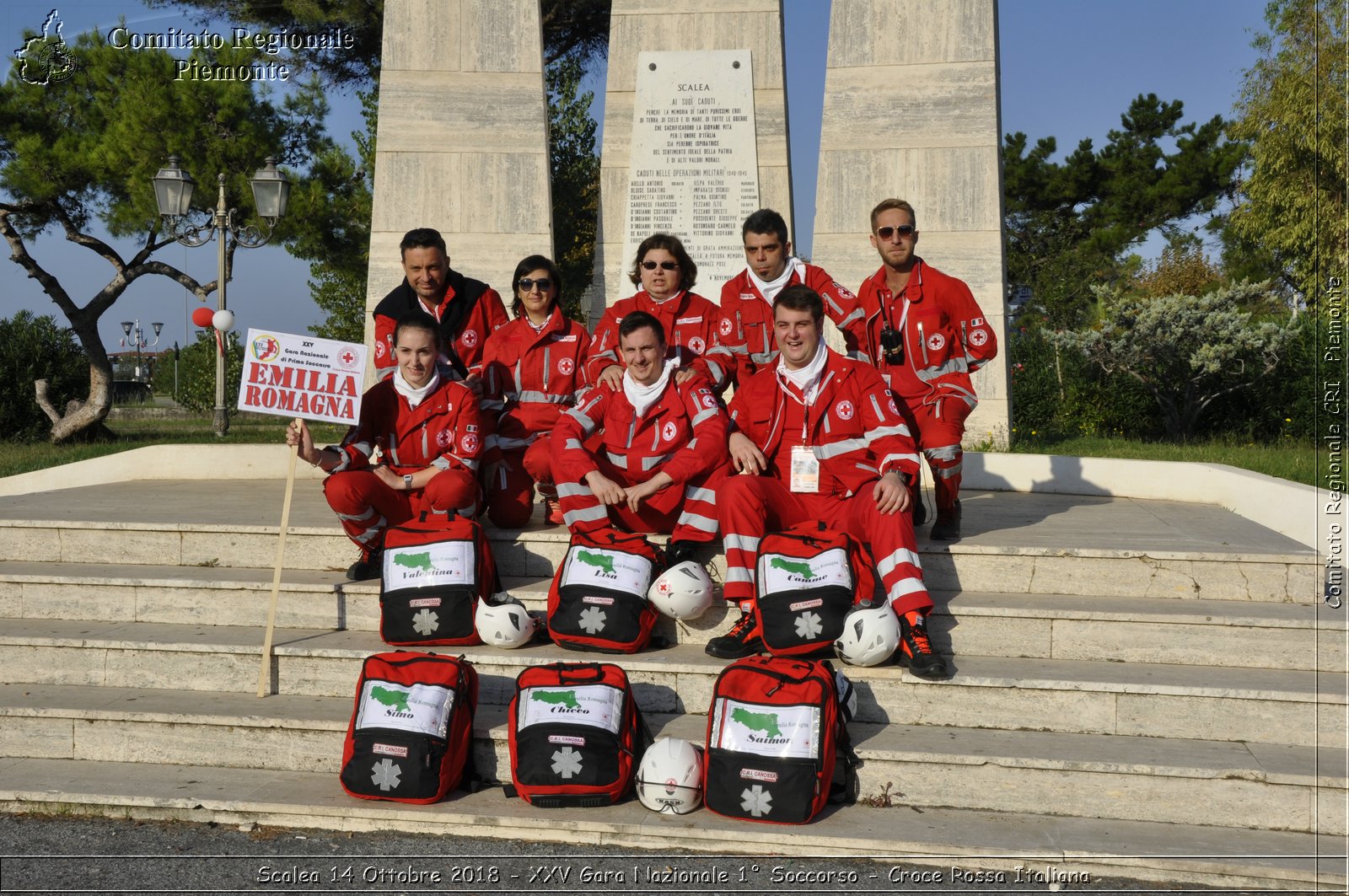 Scalea 14 Ottobre 2018 - XXV Gara Nazionale 1 Soccorso - Croce Rossa Italiana- Comitato Regionale del Piemonte