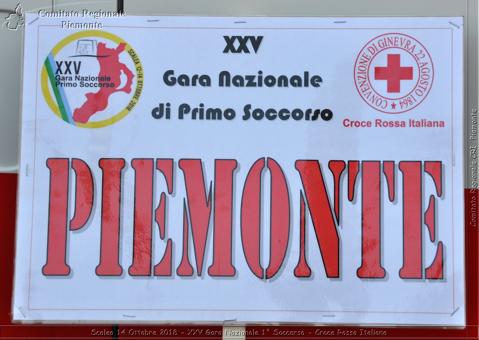 Scalea 14 Ottobre 2018 - XXV Gara Nazionale 1 Soccorso - Croce Rossa Italiana- Comitato Regionale del Piemonte