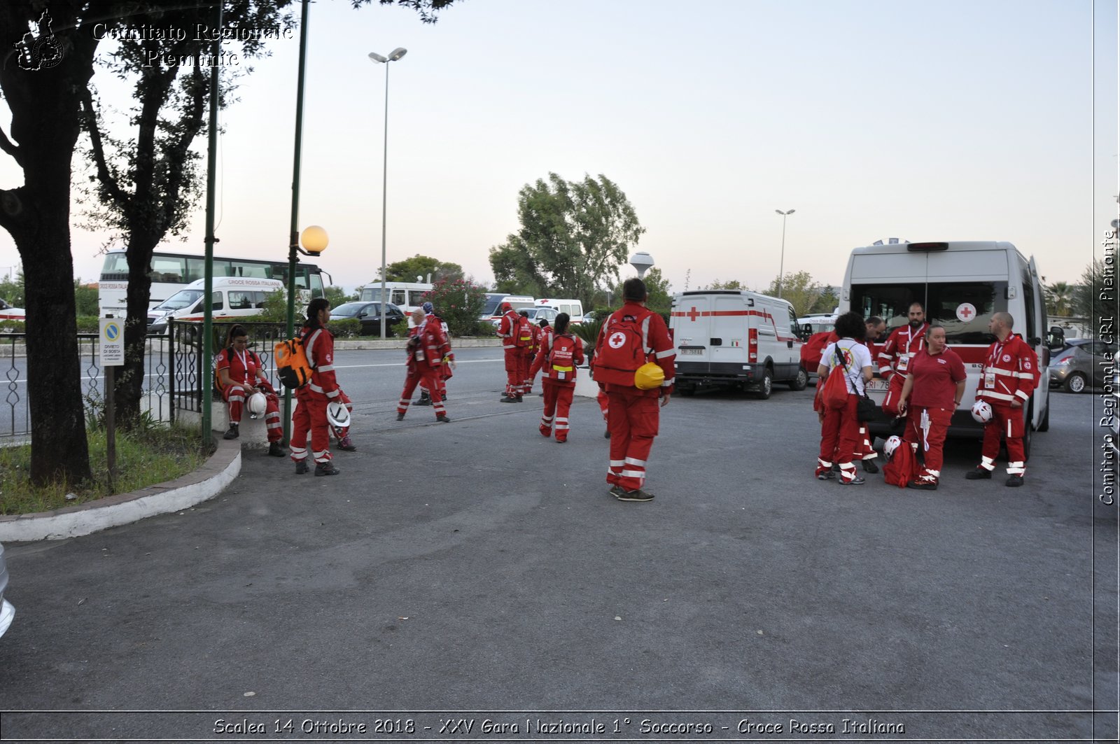 Scalea 14 Ottobre 2018 - XXV Gara Nazionale 1 Soccorso - Croce Rossa Italiana- Comitato Regionale del Piemonte